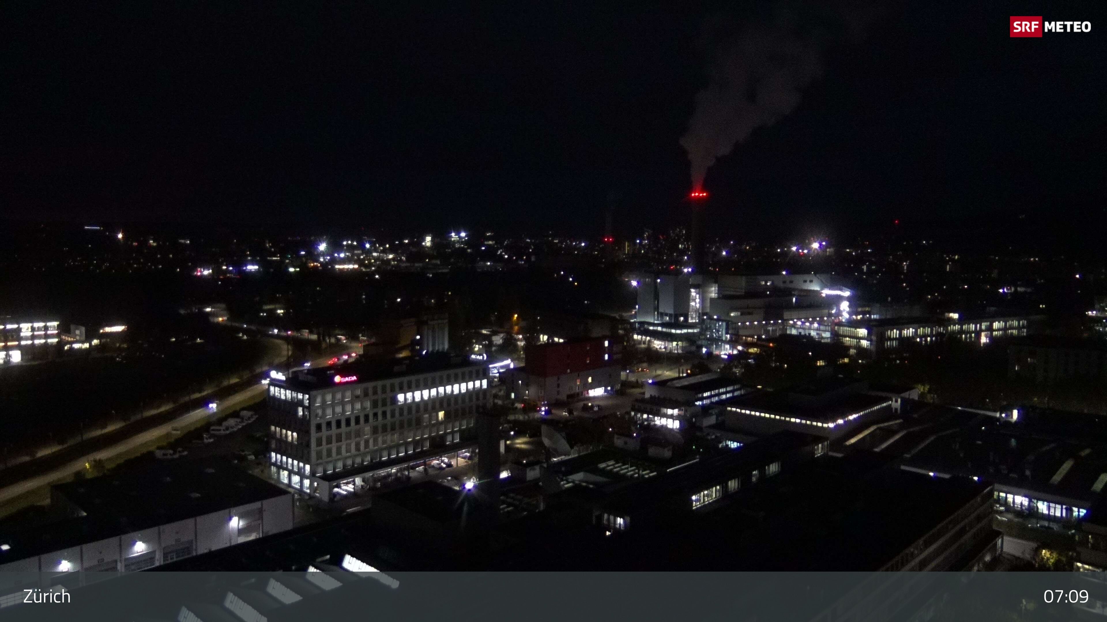 Zürich › Südosten: Schweizer Radio und Fernsehen (Studio Zürich Leutschenbach) - Sonderabfall-Sammelstelle Hagenholz