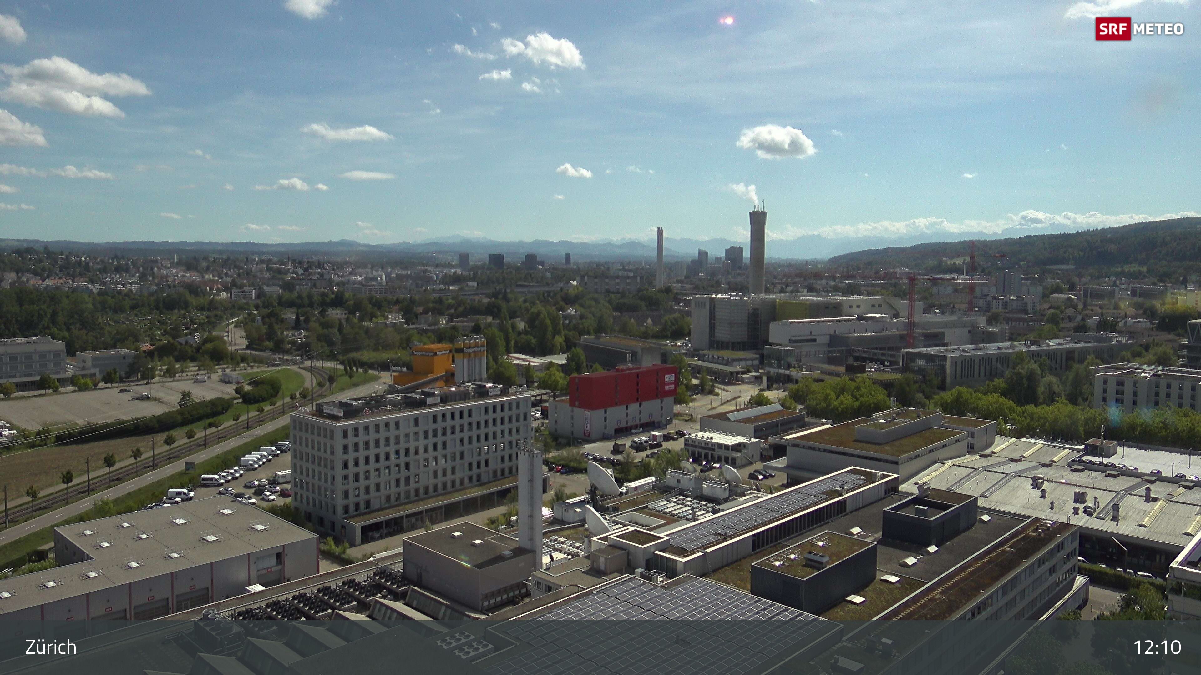 Zürich › Südosten: Schweizer Radio und Fernsehen (Studio Zürich Leutschenbach) - Sonderabfall-Sammelstelle Hagenholz