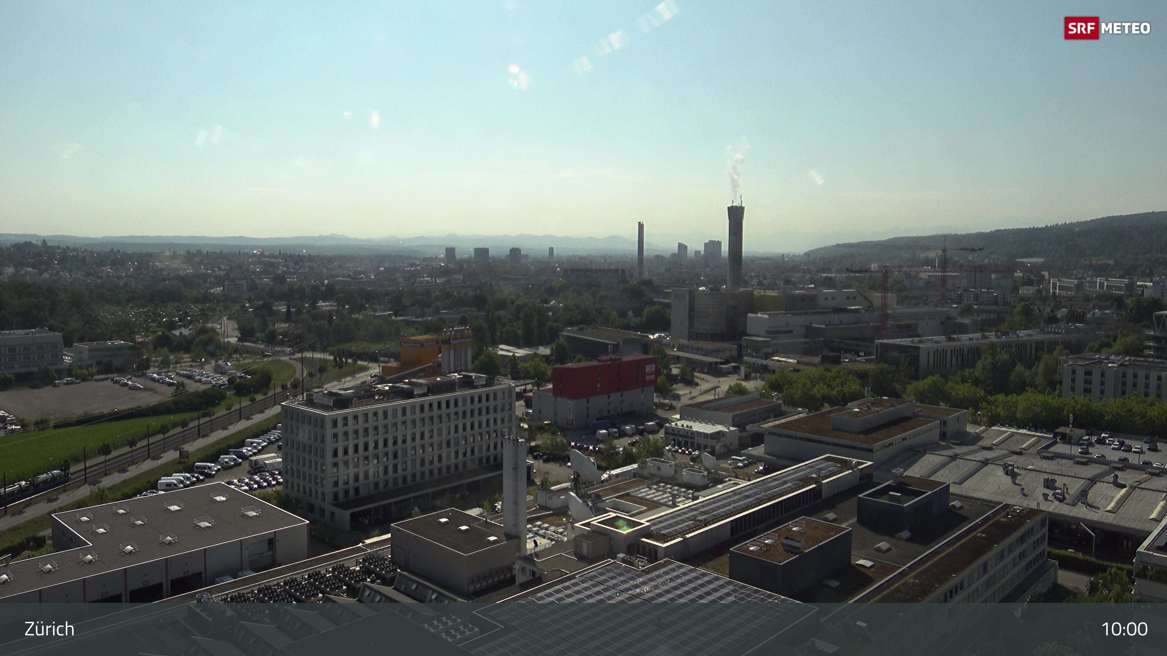 Zürich › Südosten: Schweizer Radio und Fernsehen (Studio Zürich Leutschenbach) - Sonderabfall-Sammelstelle Hagenholz