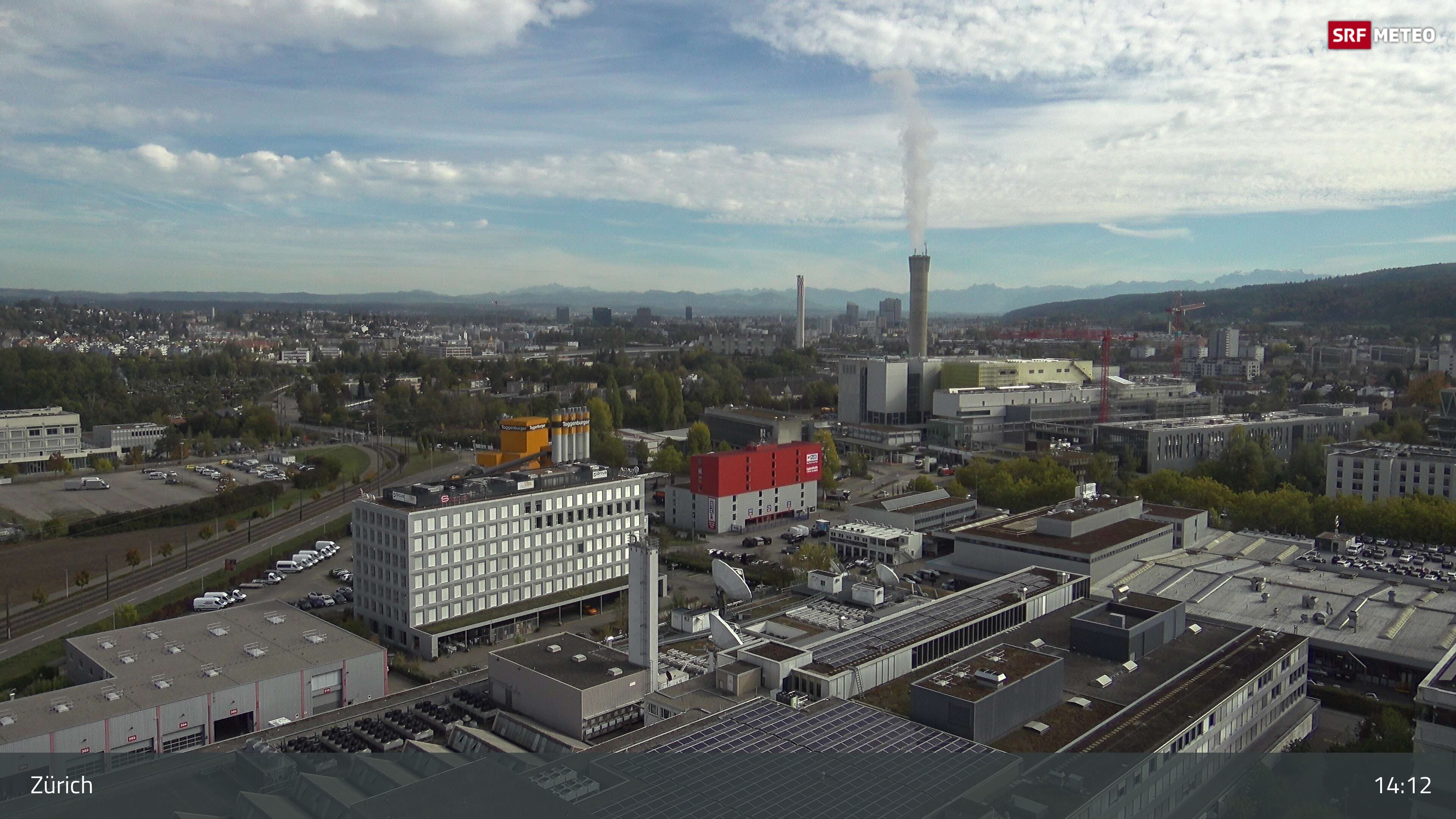 Zürich › Südosten: Schweizer Radio und Fernsehen (Studio Zürich Leutschenbach) - Sonderabfall-Sammelstelle Hagenholz