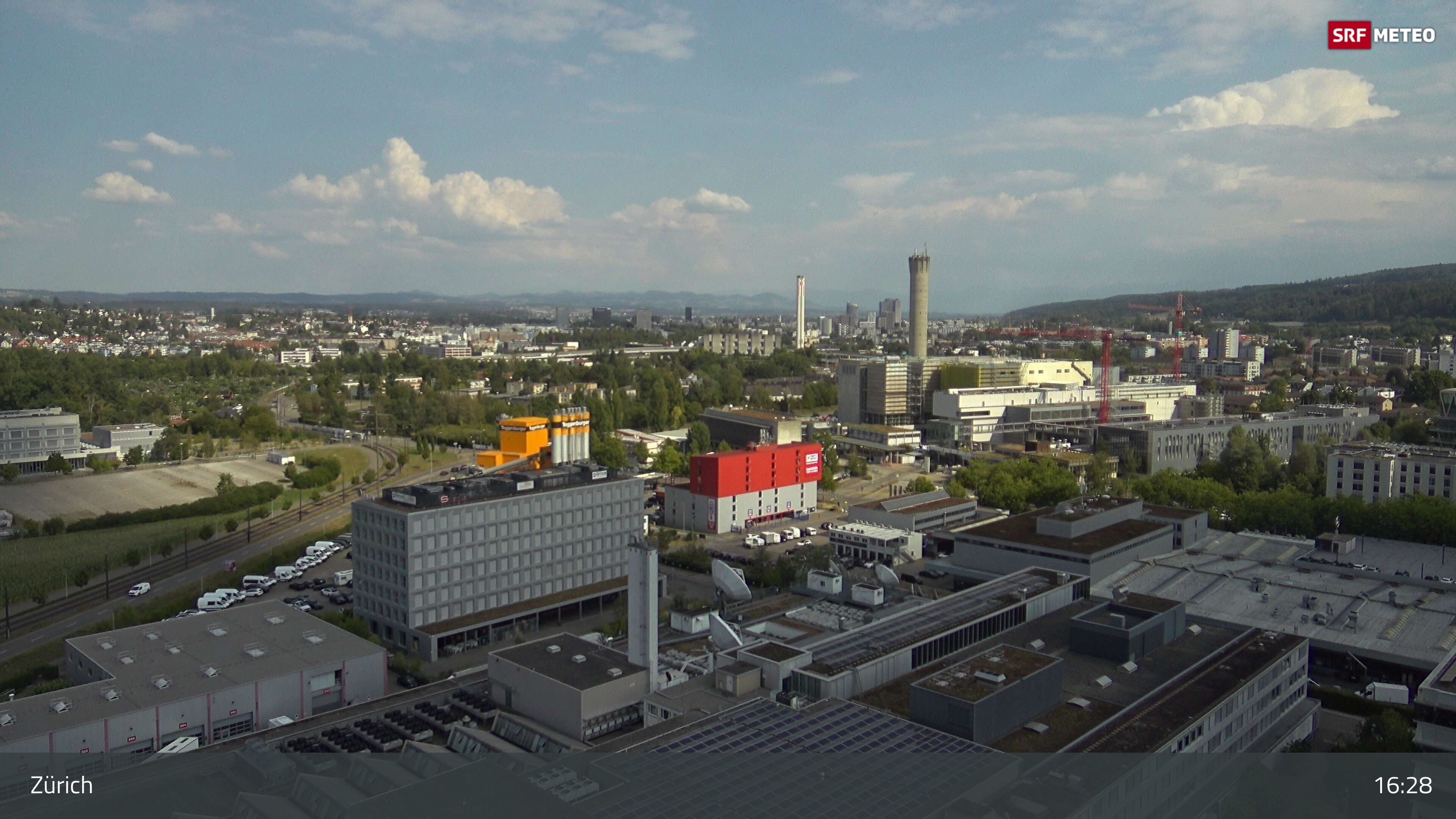 Zürich › Südosten: Schweizer Radio und Fernsehen (Studio Zürich Leutschenbach) - Sonderabfall-Sammelstelle Hagenholz