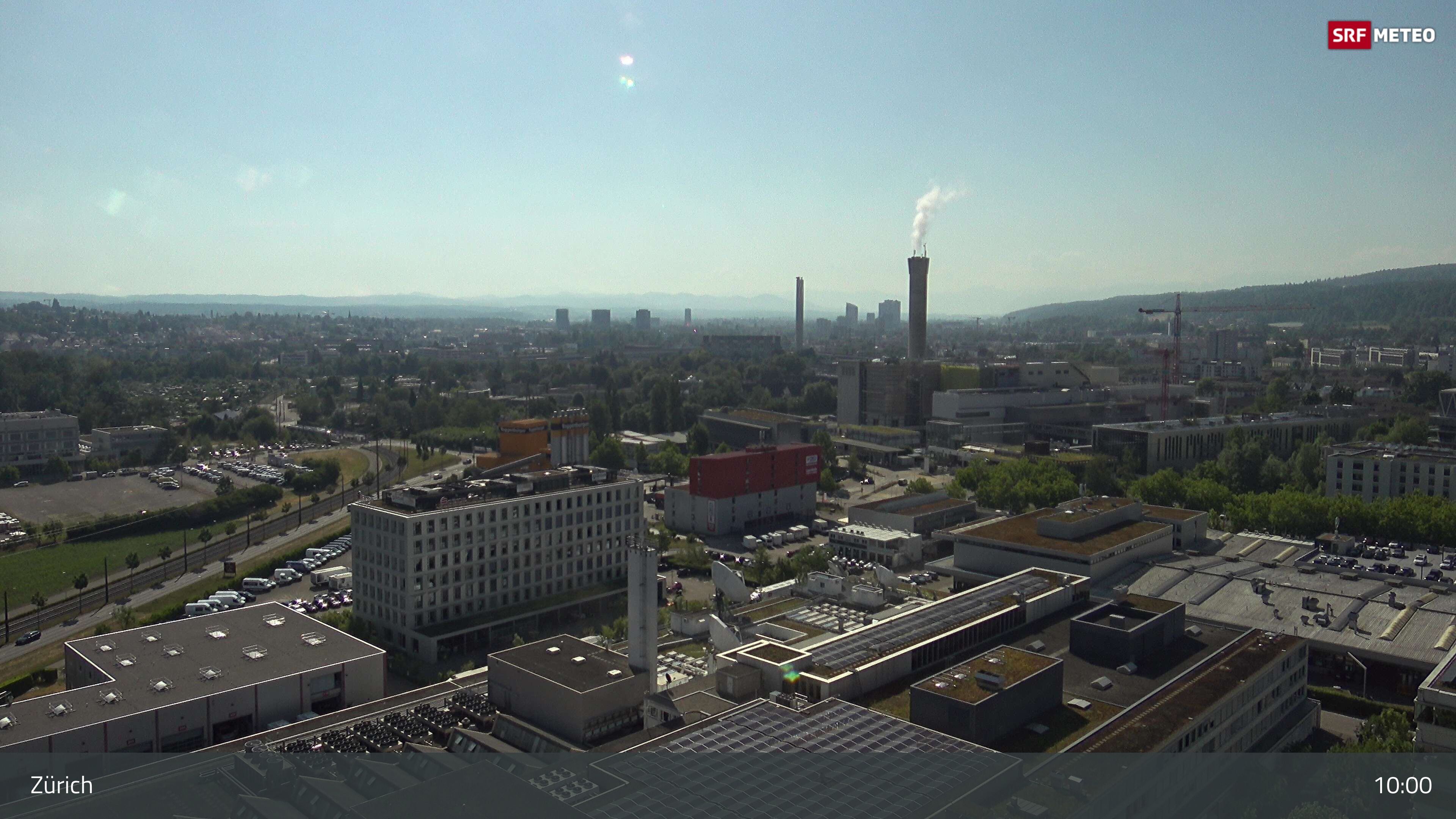 Zürich › Südosten: Schweizer Radio und Fernsehen (Studio Zürich Leutschenbach) - Sonderabfall-Sammelstelle Hagenholz