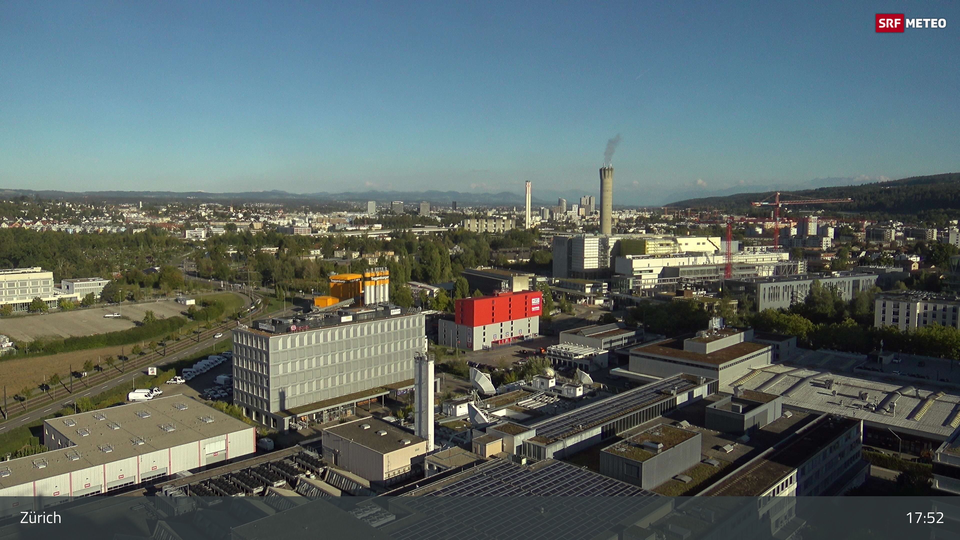 Zürich › Südosten: Schweizer Radio und Fernsehen (Studio Zürich Leutschenbach) - Sonderabfall-Sammelstelle Hagenholz