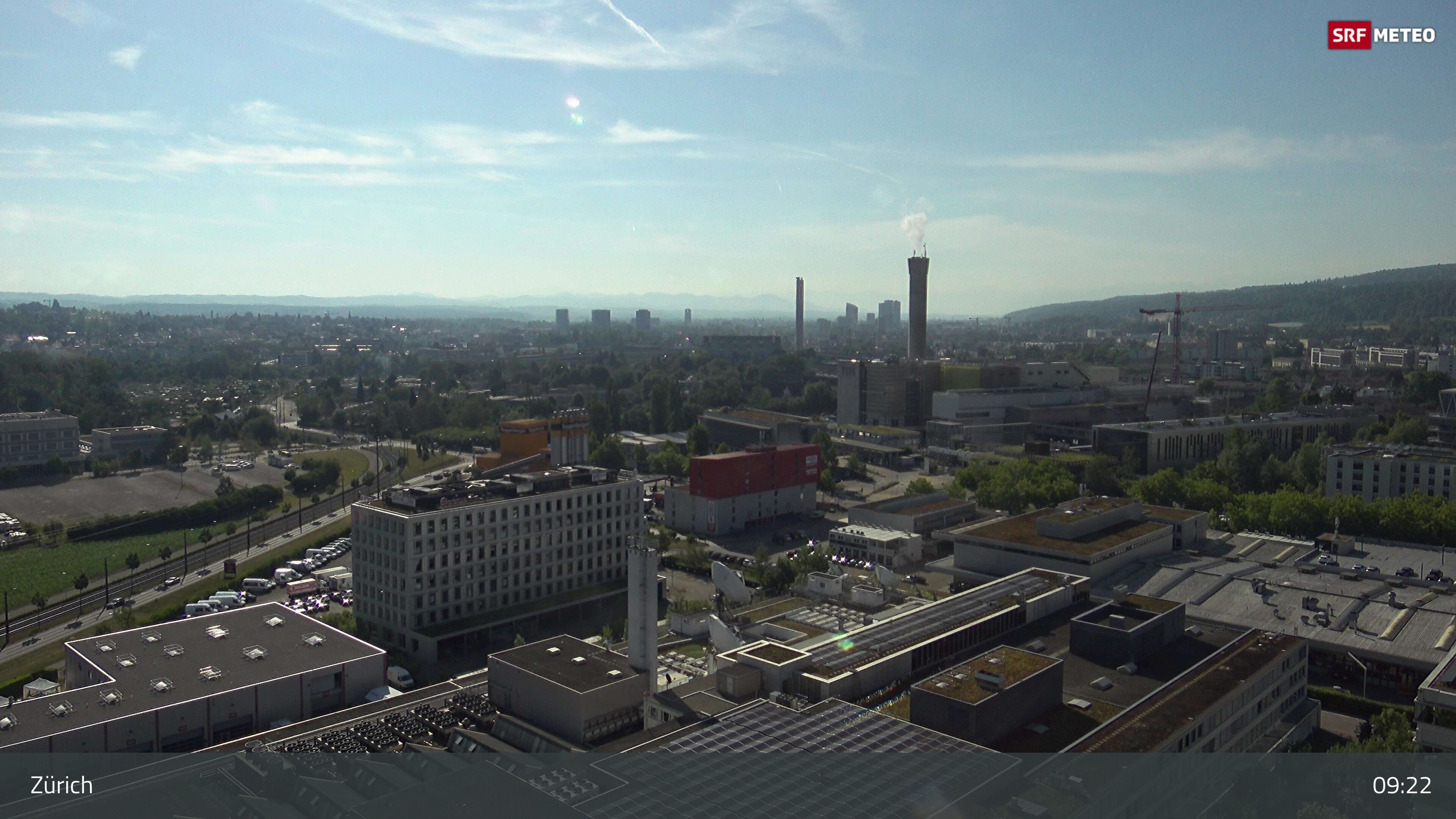 Zürich › Südosten: Schweizer Radio und Fernsehen (Studio Zürich Leutschenbach) - Sonderabfall-Sammelstelle Hagenholz