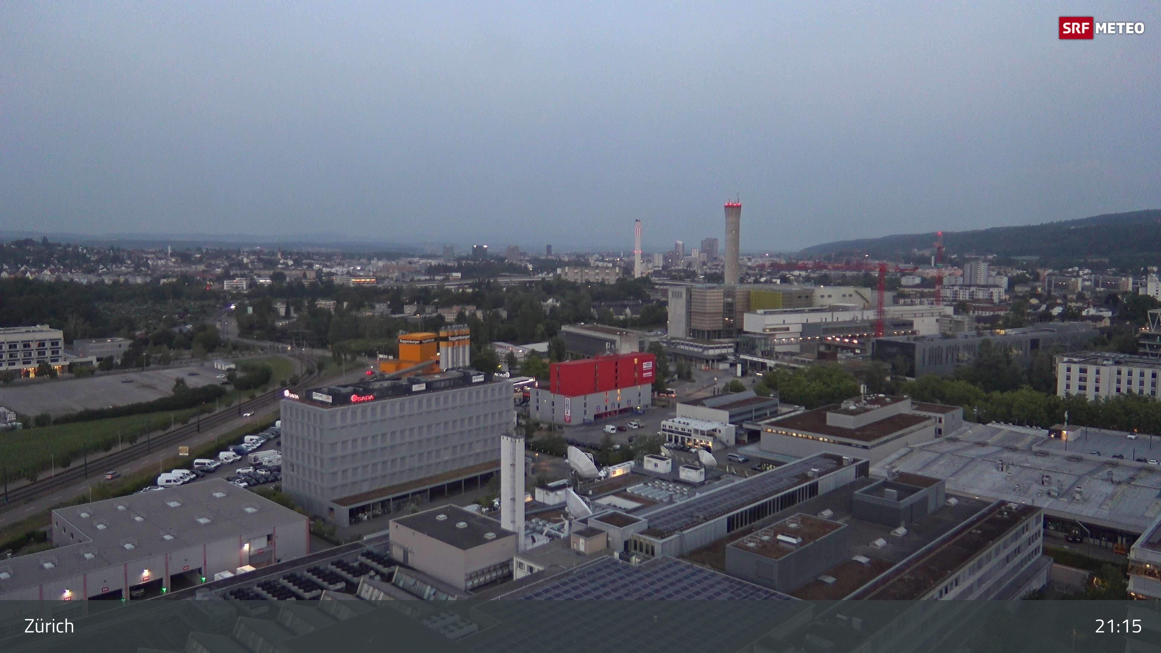 Zürich › Südosten: Schweizer Radio und Fernsehen (Studio Zürich Leutschenbach) - Sonderabfall-Sammelstelle Hagenholz
