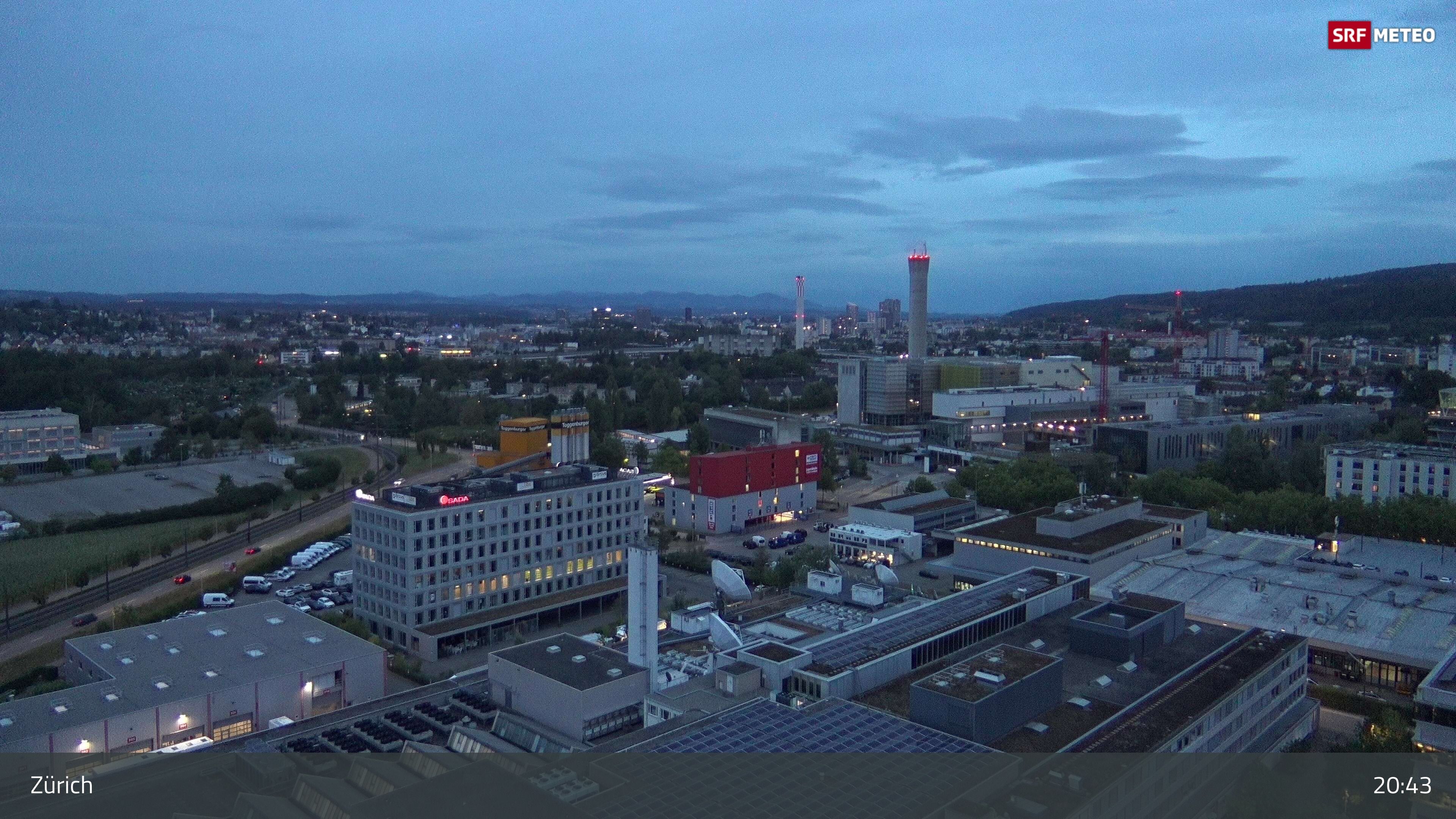 Zürich › Südosten: Schweizer Radio und Fernsehen (Studio Zürich Leutschenbach) - Sonderabfall-Sammelstelle Hagenholz