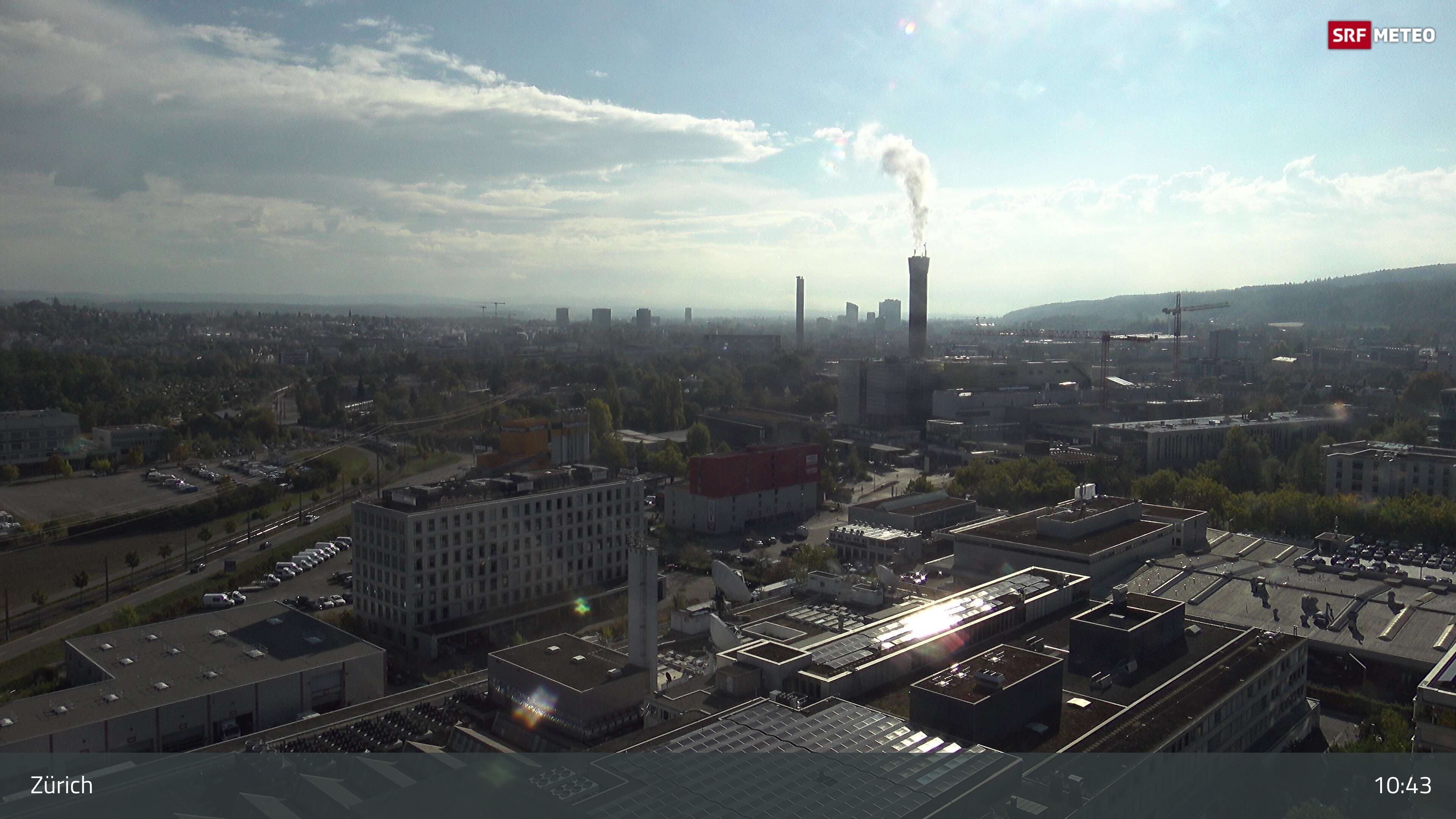 Zürich › Südosten: Schweizer Radio und Fernsehen (Studio Zürich Leutschenbach) - Sonderabfall-Sammelstelle Hagenholz