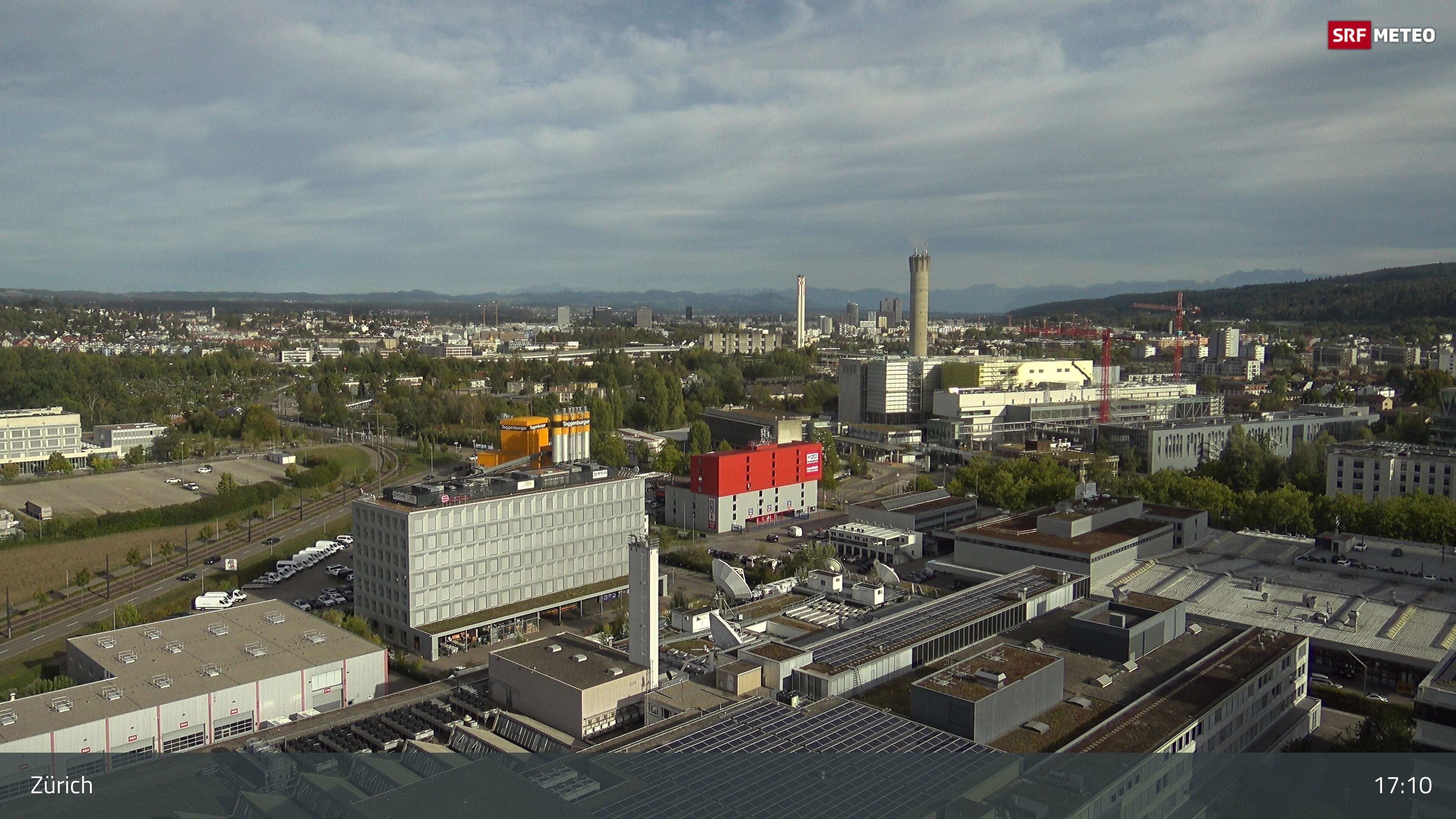 Zürich › Südosten: Schweizer Radio und Fernsehen (Studio Zürich Leutschenbach) - Sonderabfall-Sammelstelle Hagenholz