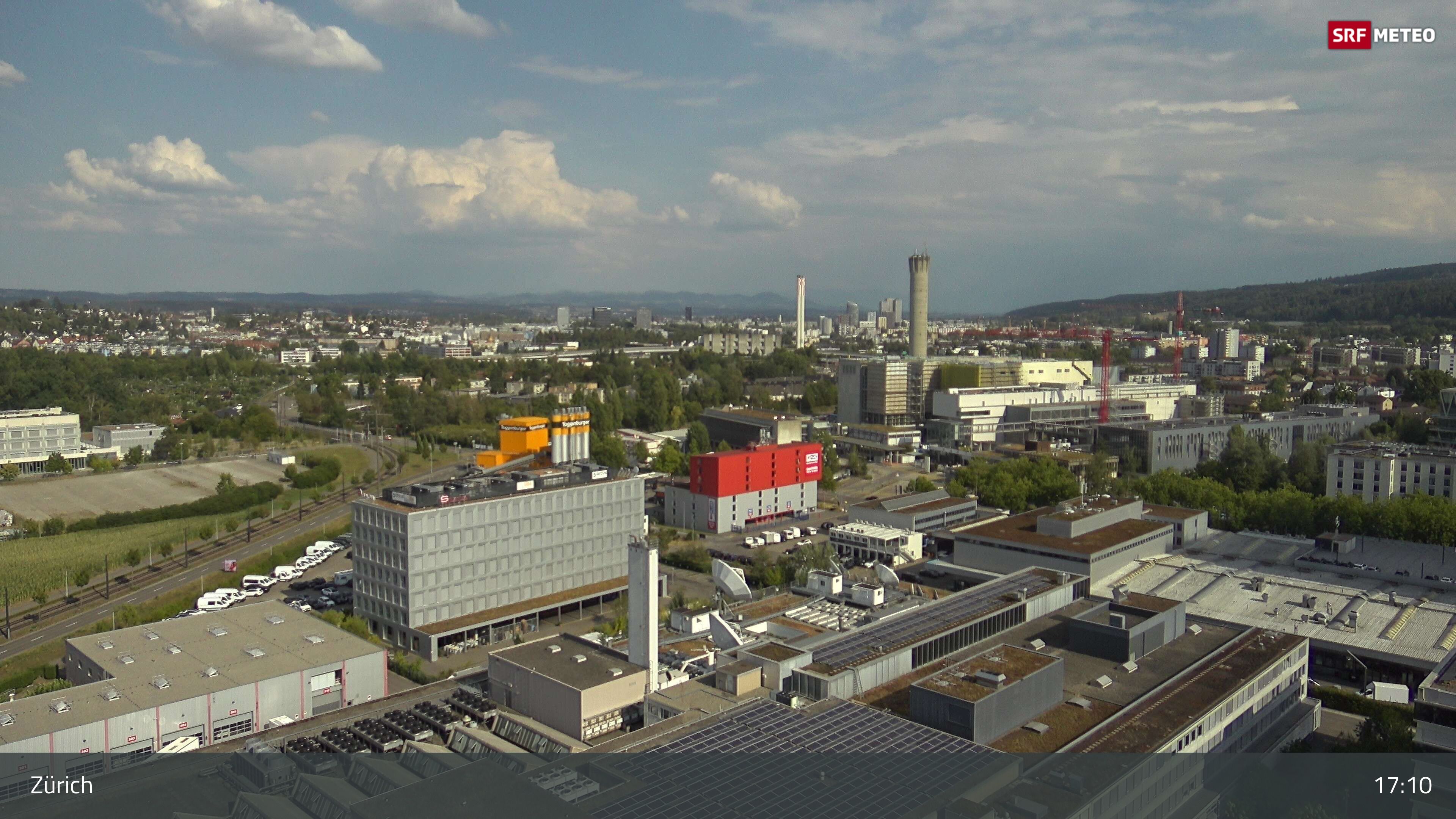 Zürich › Südosten: Schweizer Radio und Fernsehen (Studio Zürich Leutschenbach) - Sonderabfall-Sammelstelle Hagenholz