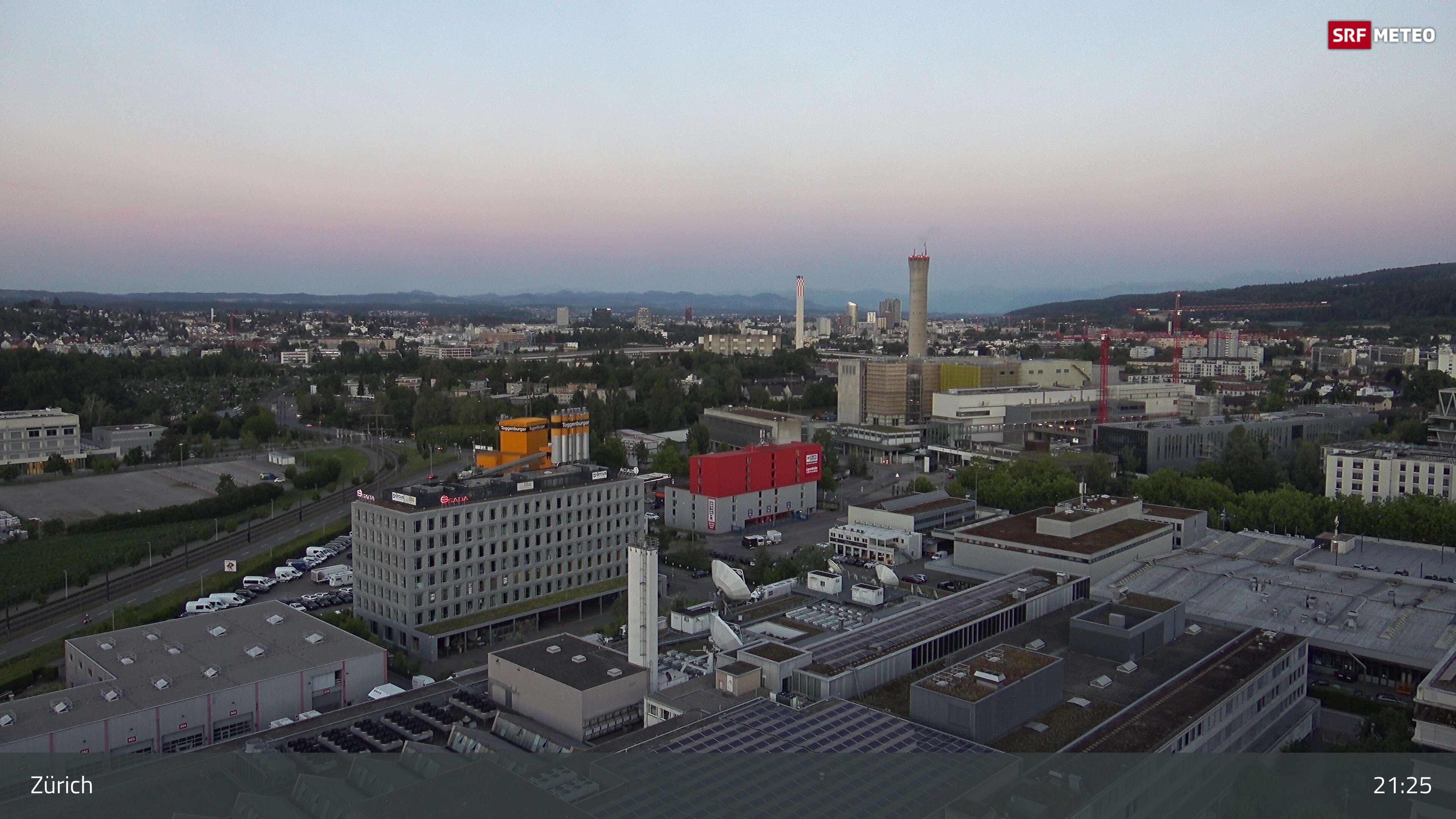 Zürich › Südosten: Schweizer Radio und Fernsehen (Studio Zürich Leutschenbach) - Sonderabfall-Sammelstelle Hagenholz