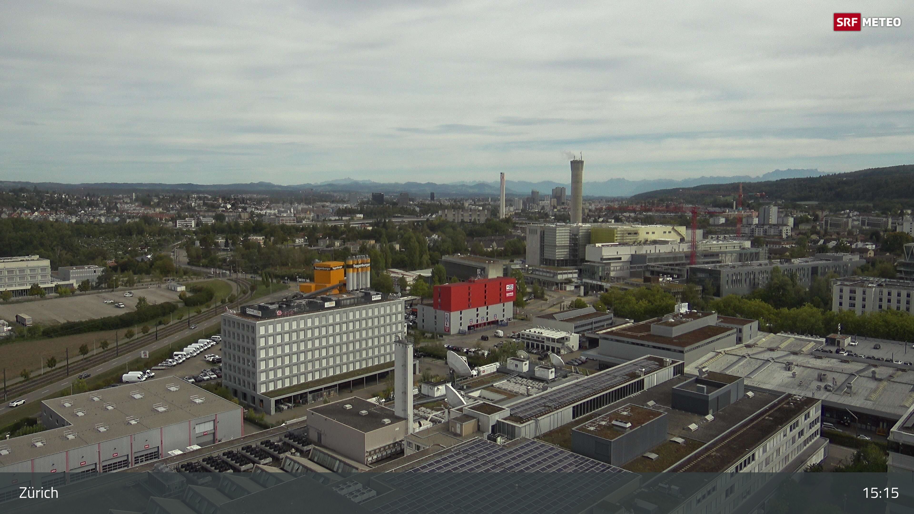 Zürich › Südosten: Schweizer Radio und Fernsehen (Studio Zürich Leutschenbach) - Sonderabfall-Sammelstelle Hagenholz
