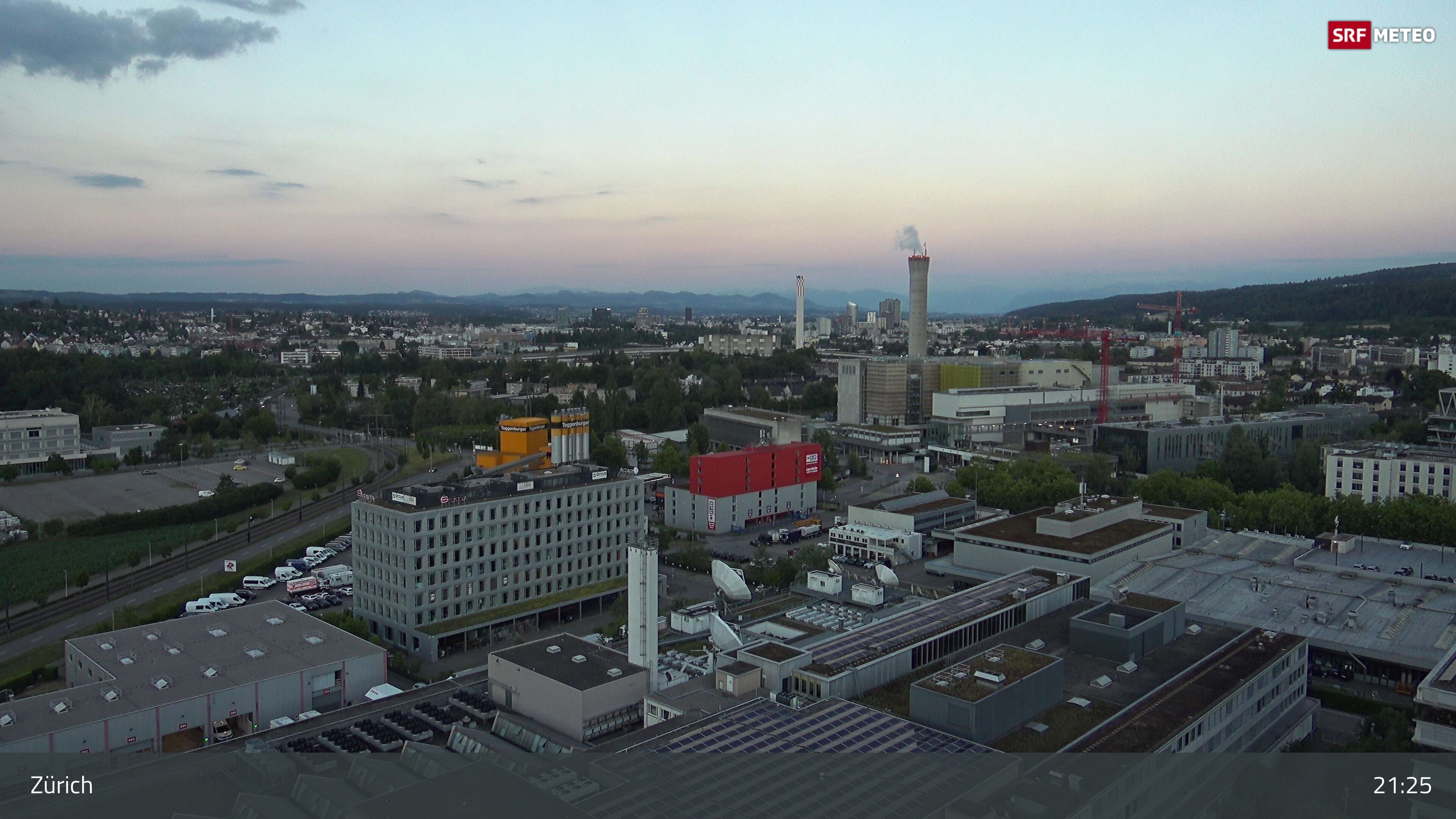 Zürich › Südosten: Schweizer Radio und Fernsehen (Studio Zürich Leutschenbach) - Sonderabfall-Sammelstelle Hagenholz