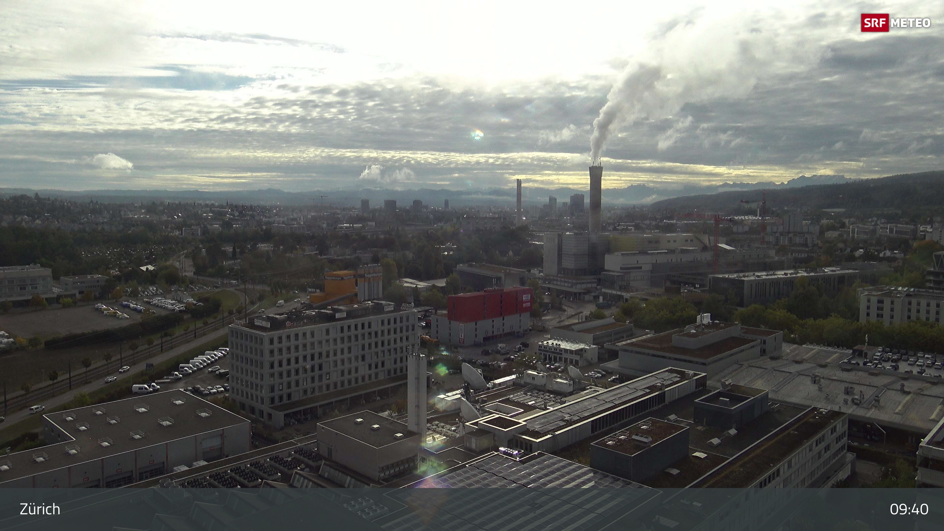 Zürich › Südosten: Schweizer Radio und Fernsehen (Studio Zürich Leutschenbach) - Sonderabfall-Sammelstelle Hagenholz