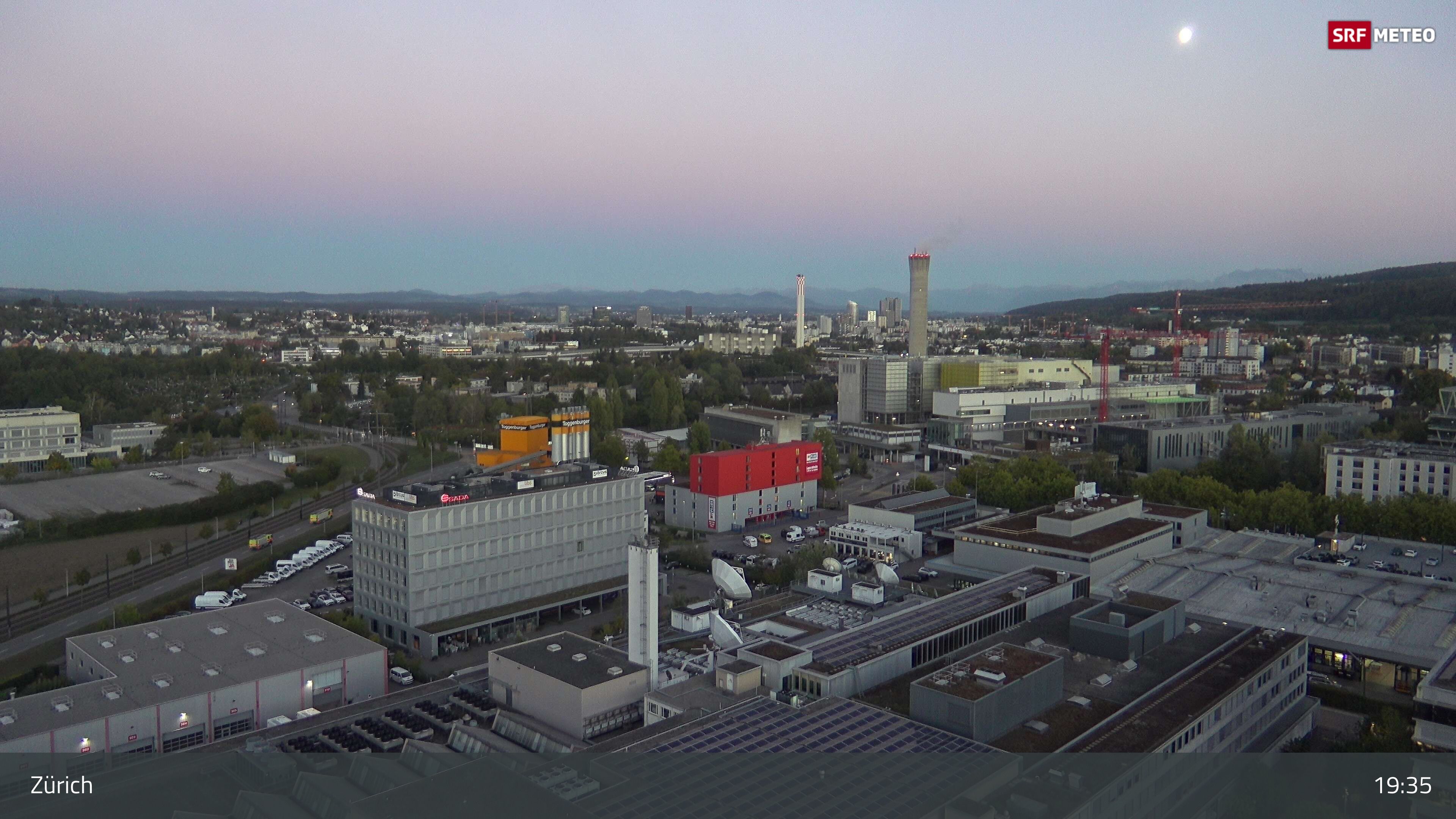 Zürich › Südosten: Schweizer Radio und Fernsehen (Studio Zürich Leutschenbach) - Sonderabfall-Sammelstelle Hagenholz