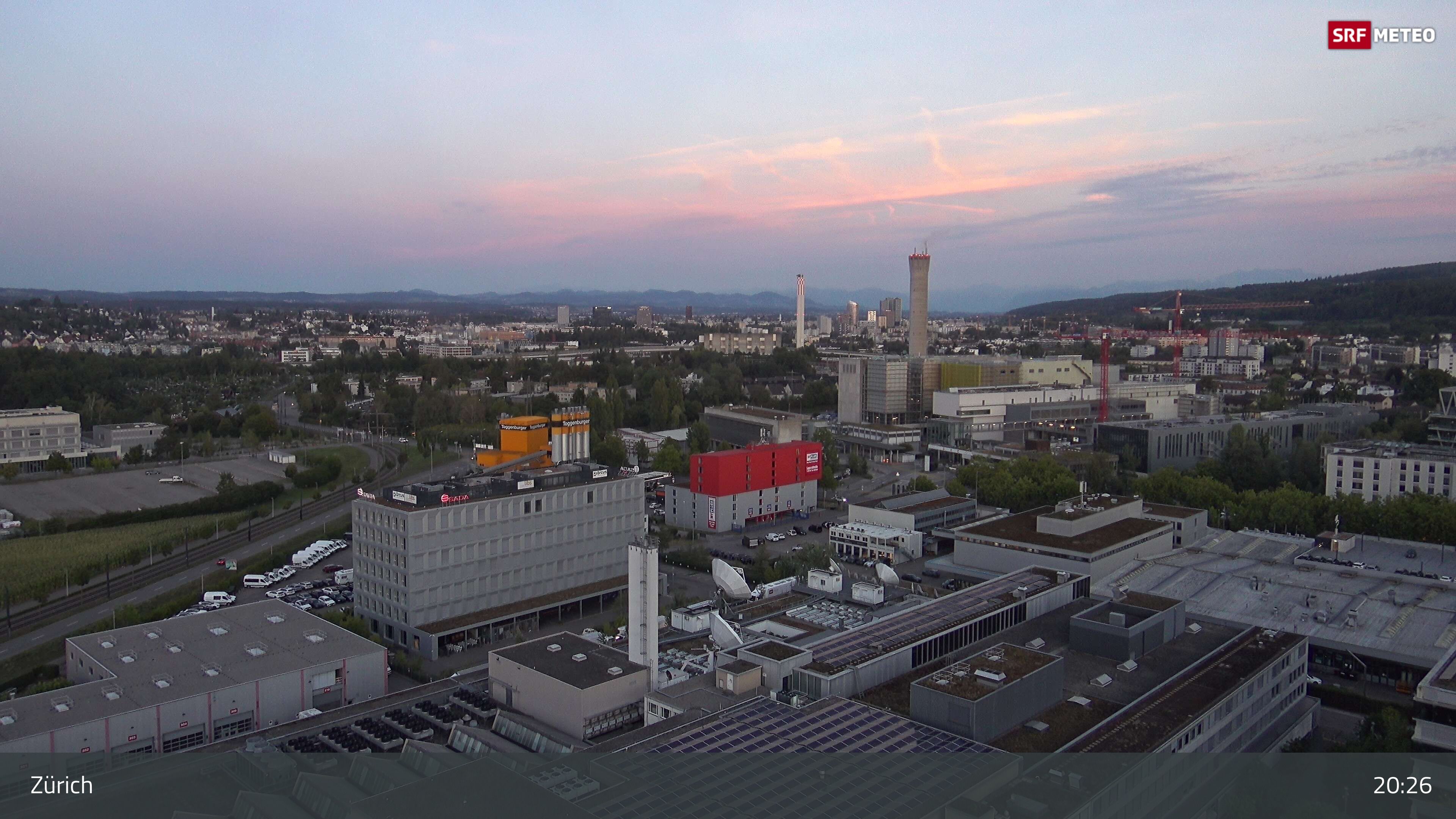 Zürich › Südosten: Schweizer Radio und Fernsehen (Studio Zürich Leutschenbach) - Sonderabfall-Sammelstelle Hagenholz