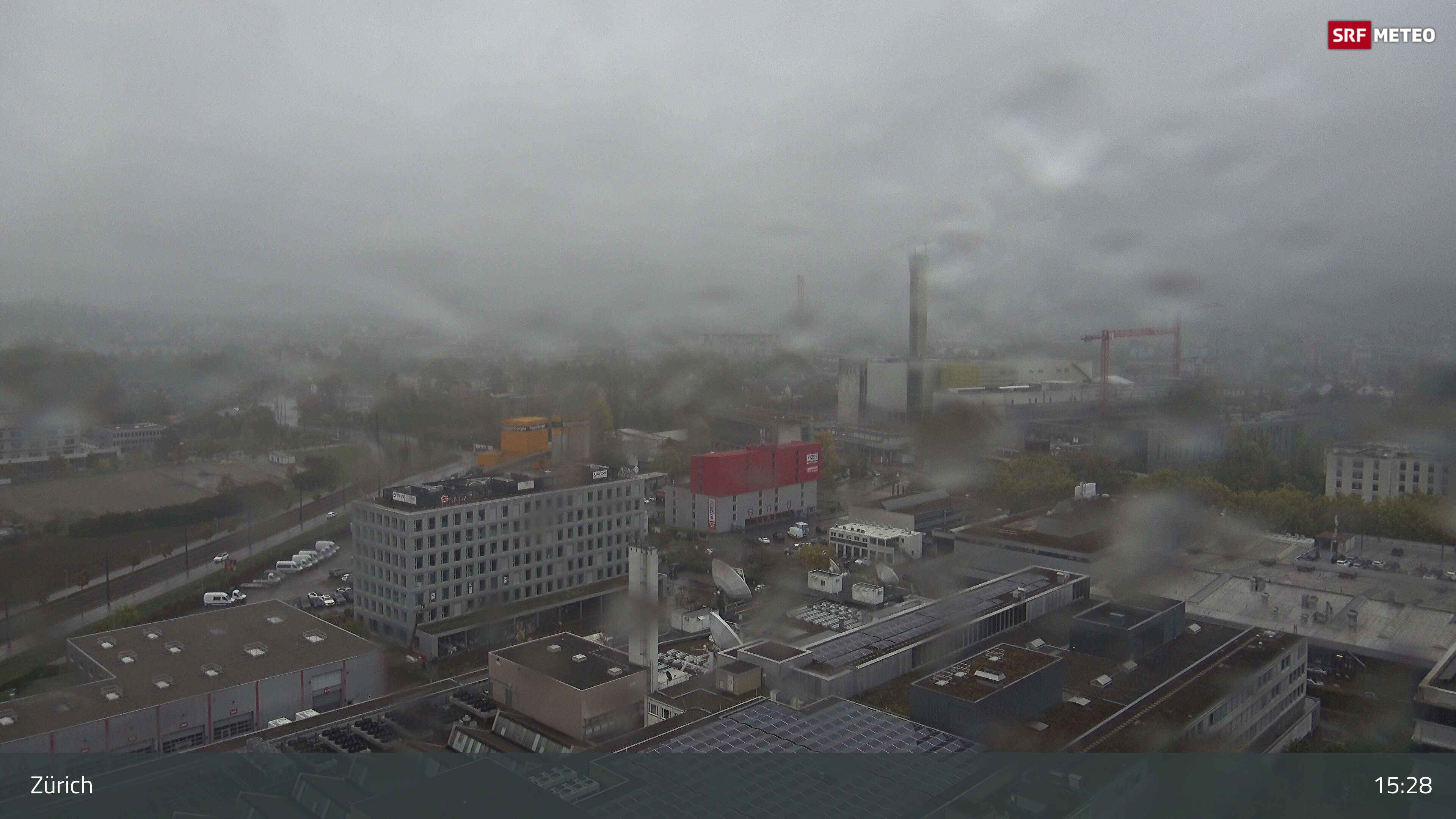 Zürich › Südosten: Schweizer Radio und Fernsehen (Studio Zürich Leutschenbach) - Sonderabfall-Sammelstelle Hagenholz