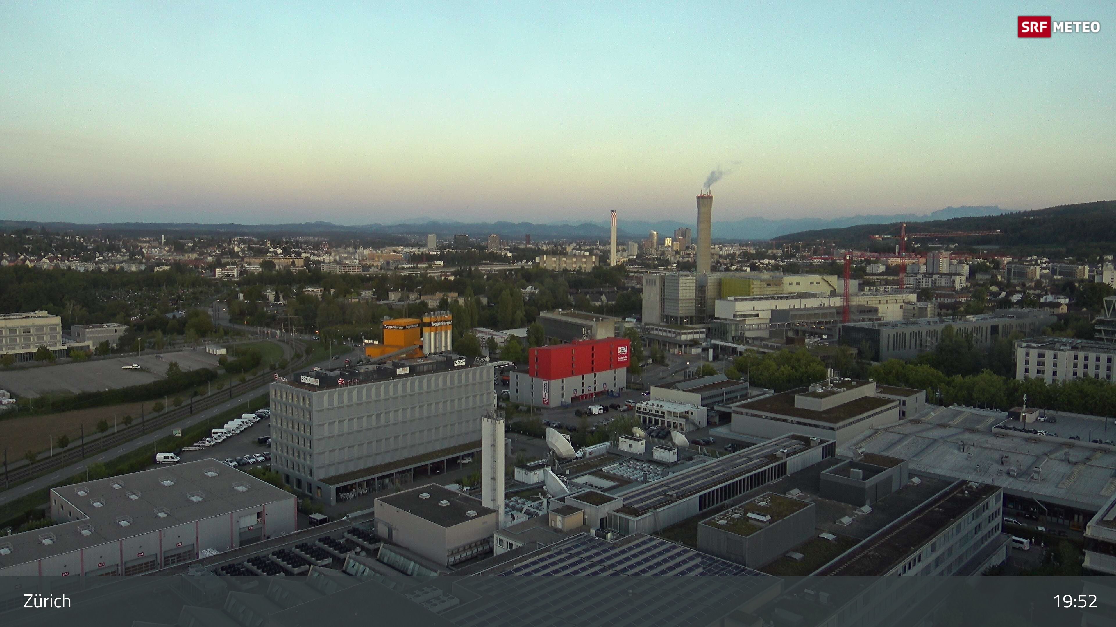 Zürich › Südosten: Schweizer Radio und Fernsehen (Studio Zürich Leutschenbach) - Sonderabfall-Sammelstelle Hagenholz