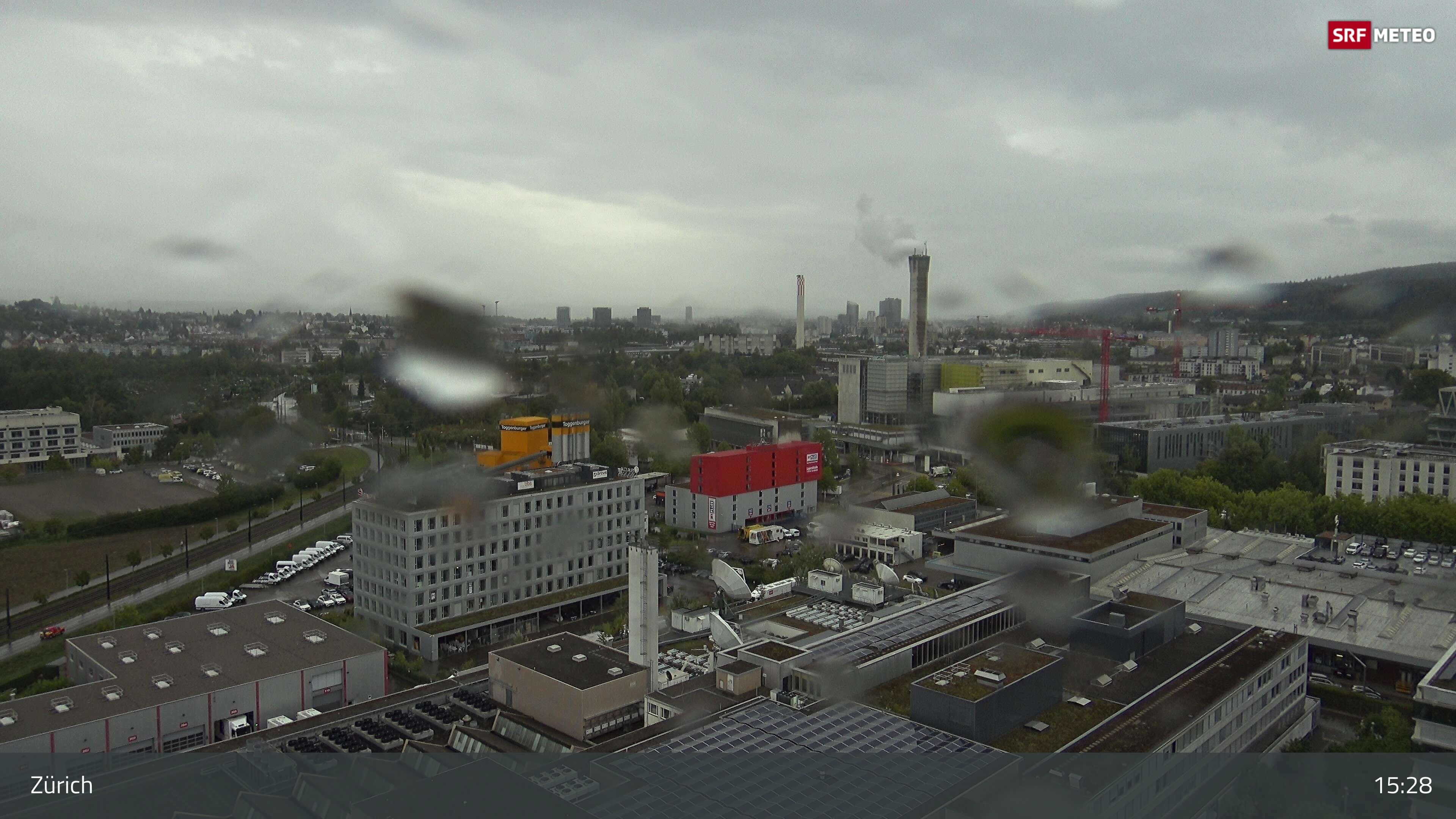 Zürich › Südosten: Schweizer Radio und Fernsehen (Studio Zürich Leutschenbach) - Sonderabfall-Sammelstelle Hagenholz