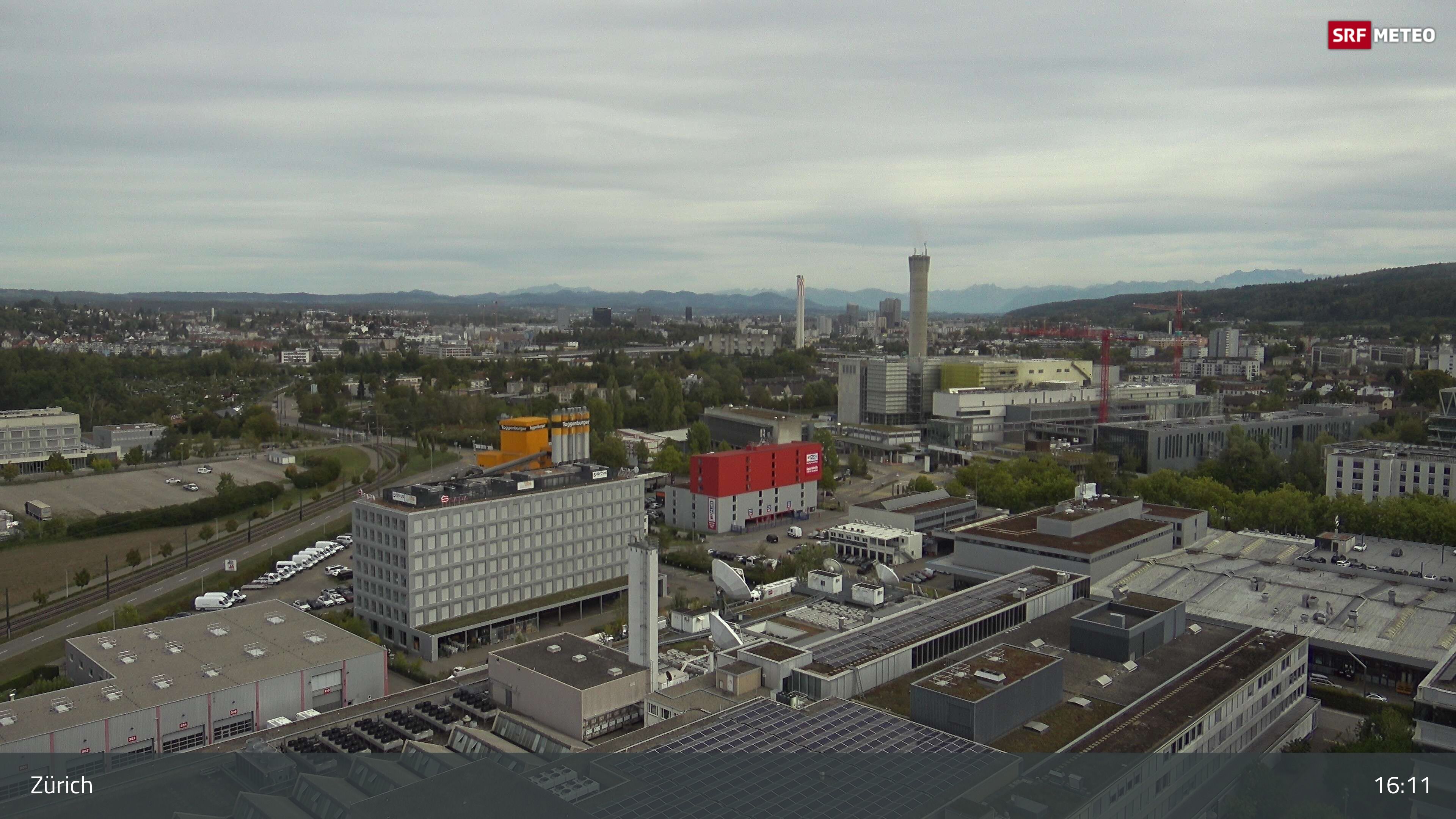 Zürich › Südosten: Schweizer Radio und Fernsehen (Studio Zürich Leutschenbach) - Sonderabfall-Sammelstelle Hagenholz