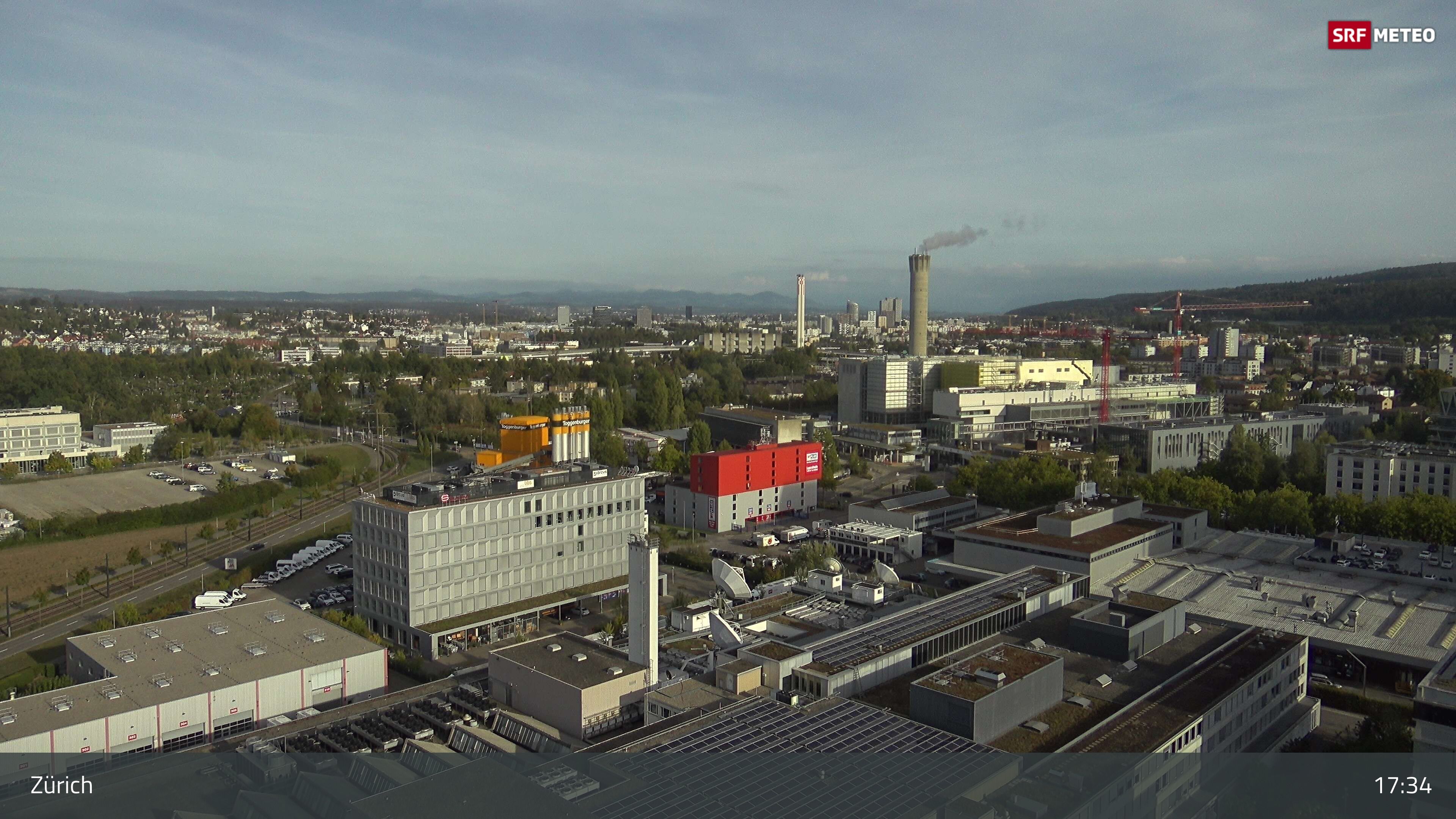 Zürich › Südosten: Schweizer Radio und Fernsehen (Studio Zürich Leutschenbach) - Sonderabfall-Sammelstelle Hagenholz
