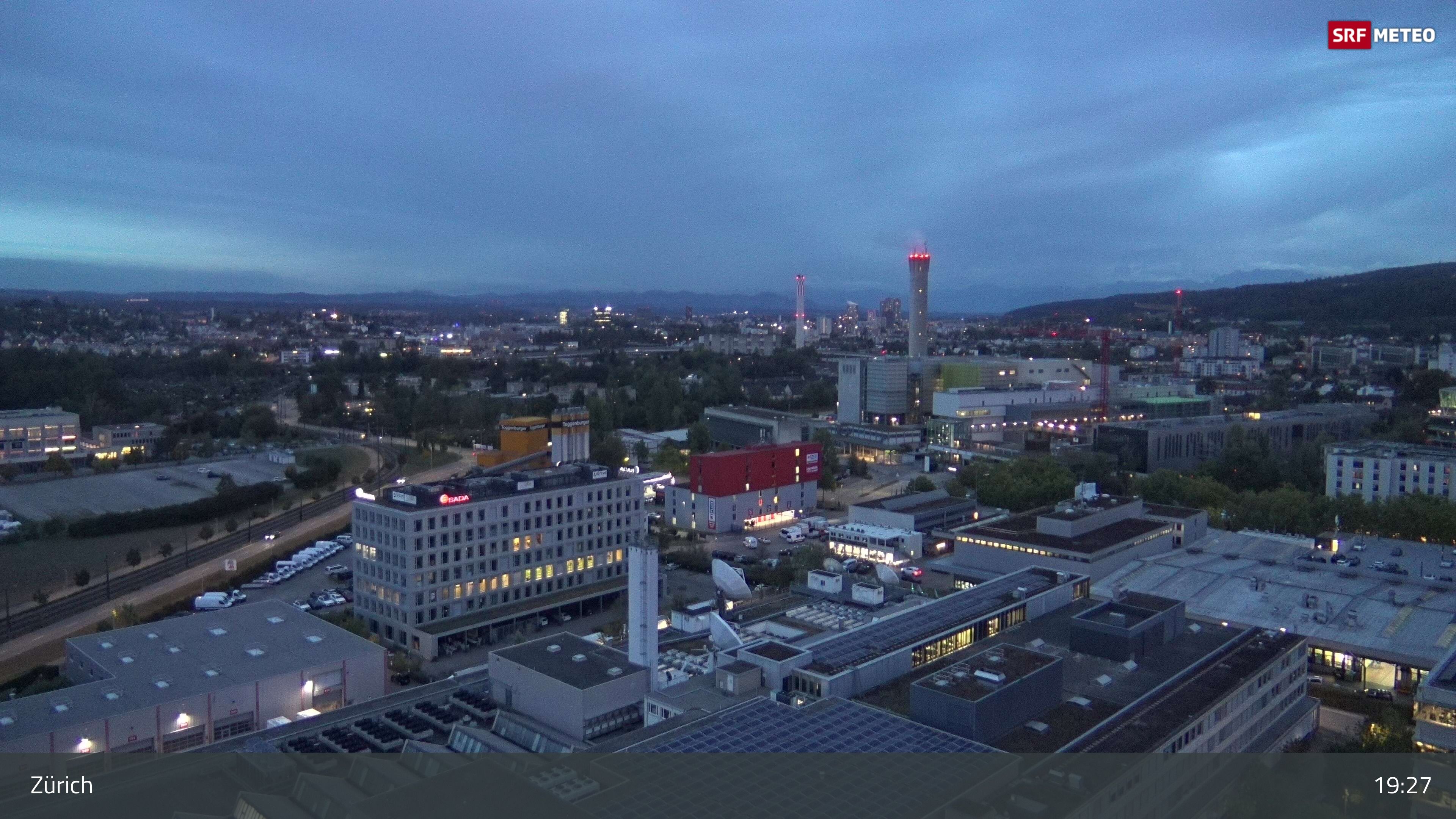 Zürich › Südosten: Schweizer Radio und Fernsehen (Studio Zürich Leutschenbach) - Sonderabfall-Sammelstelle Hagenholz