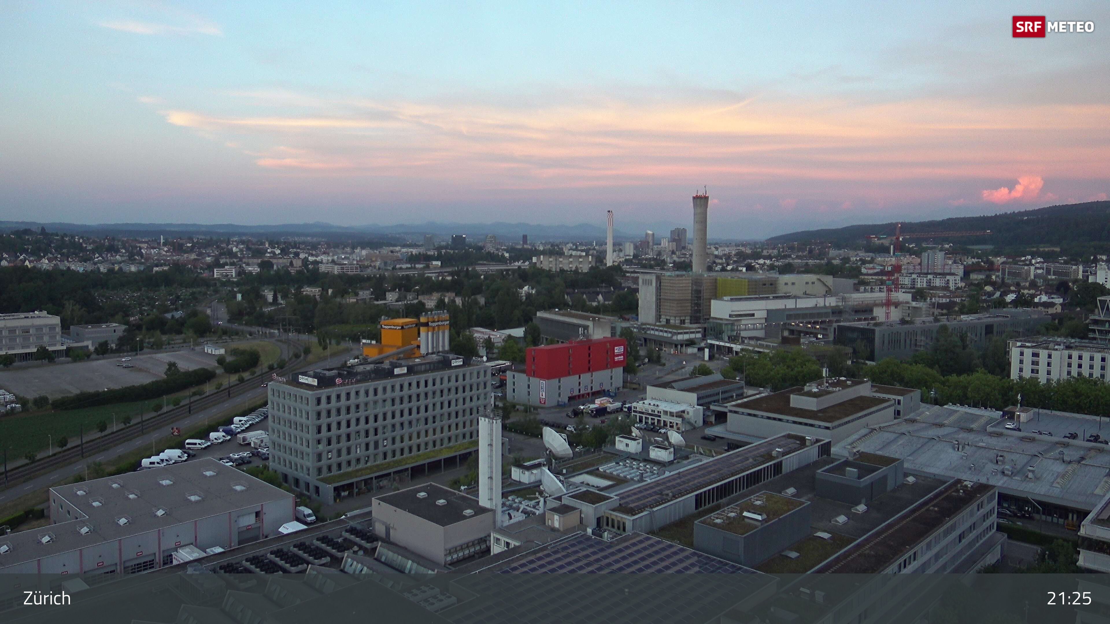 Zürich › Südosten: Schweizer Radio und Fernsehen (Studio Zürich Leutschenbach) - Sonderabfall-Sammelstelle Hagenholz