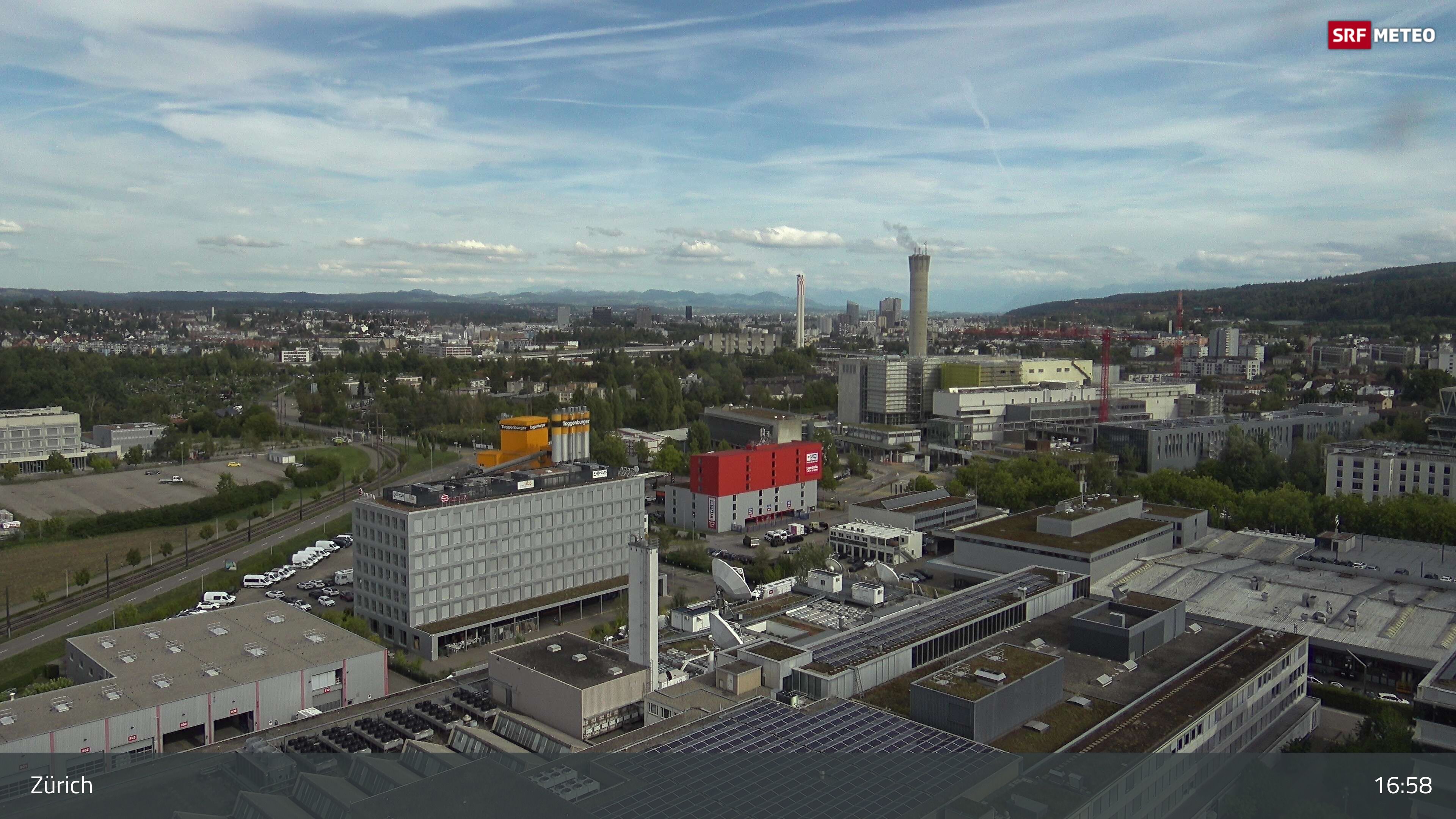 Zürich › Südosten: Schweizer Radio und Fernsehen (Studio Zürich Leutschenbach) - Sonderabfall-Sammelstelle Hagenholz