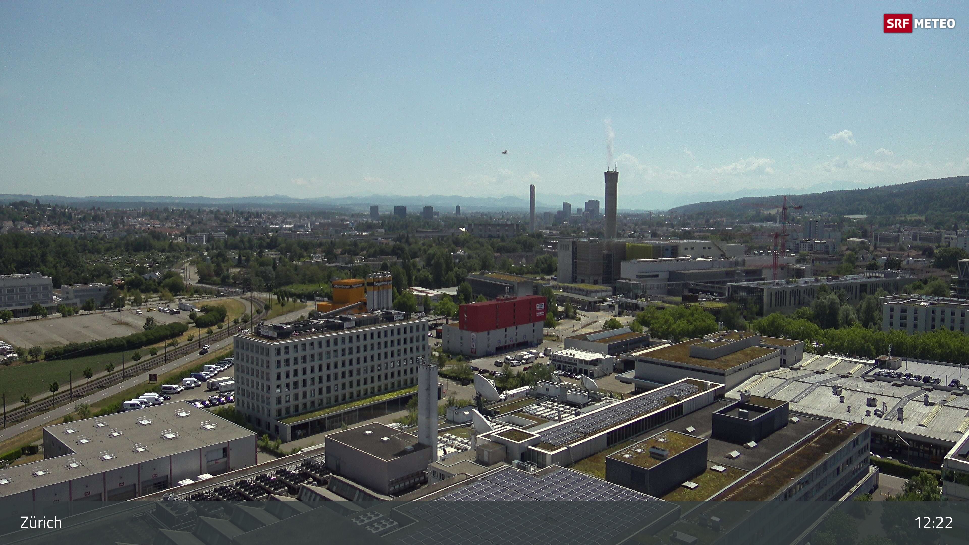 Zürich › Südosten: Schweizer Radio und Fernsehen (Studio Zürich Leutschenbach) - Sonderabfall-Sammelstelle Hagenholz