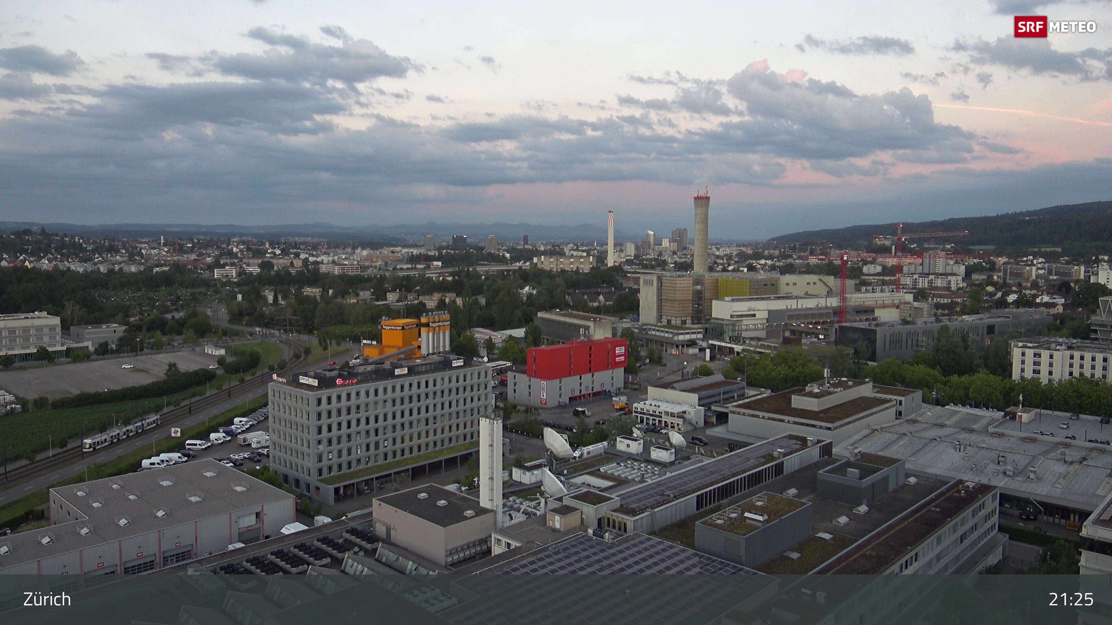 Zürich › Südosten: Schweizer Radio und Fernsehen (Studio Zürich Leutschenbach) - Sonderabfall-Sammelstelle Hagenholz