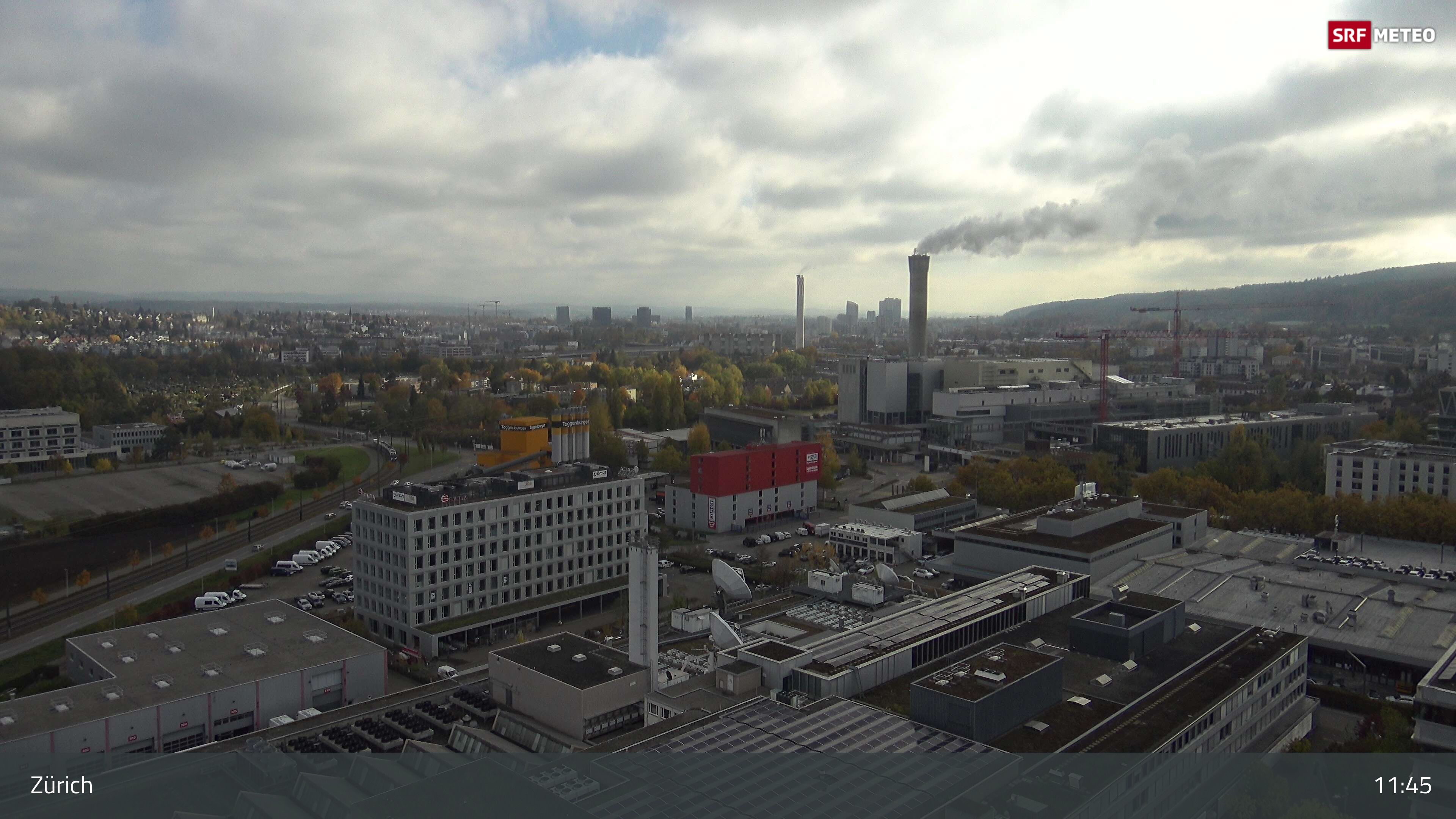Zürich › Südosten: Schweizer Radio und Fernsehen (Studio Zürich Leutschenbach) - Sonderabfall-Sammelstelle Hagenholz