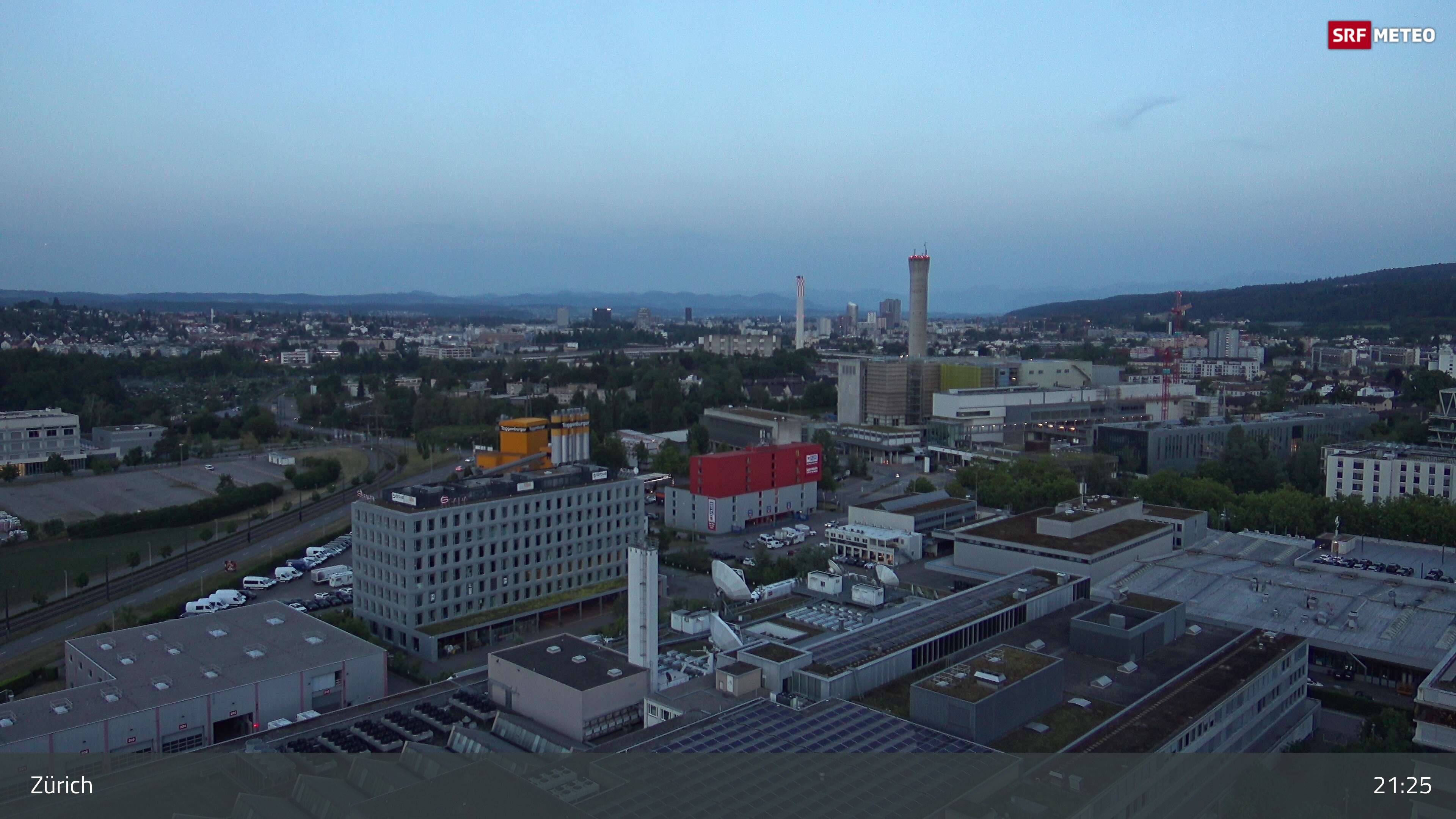 Zürich › Südosten: Schweizer Radio und Fernsehen (Studio Zürich Leutschenbach) - Sonderabfall-Sammelstelle Hagenholz