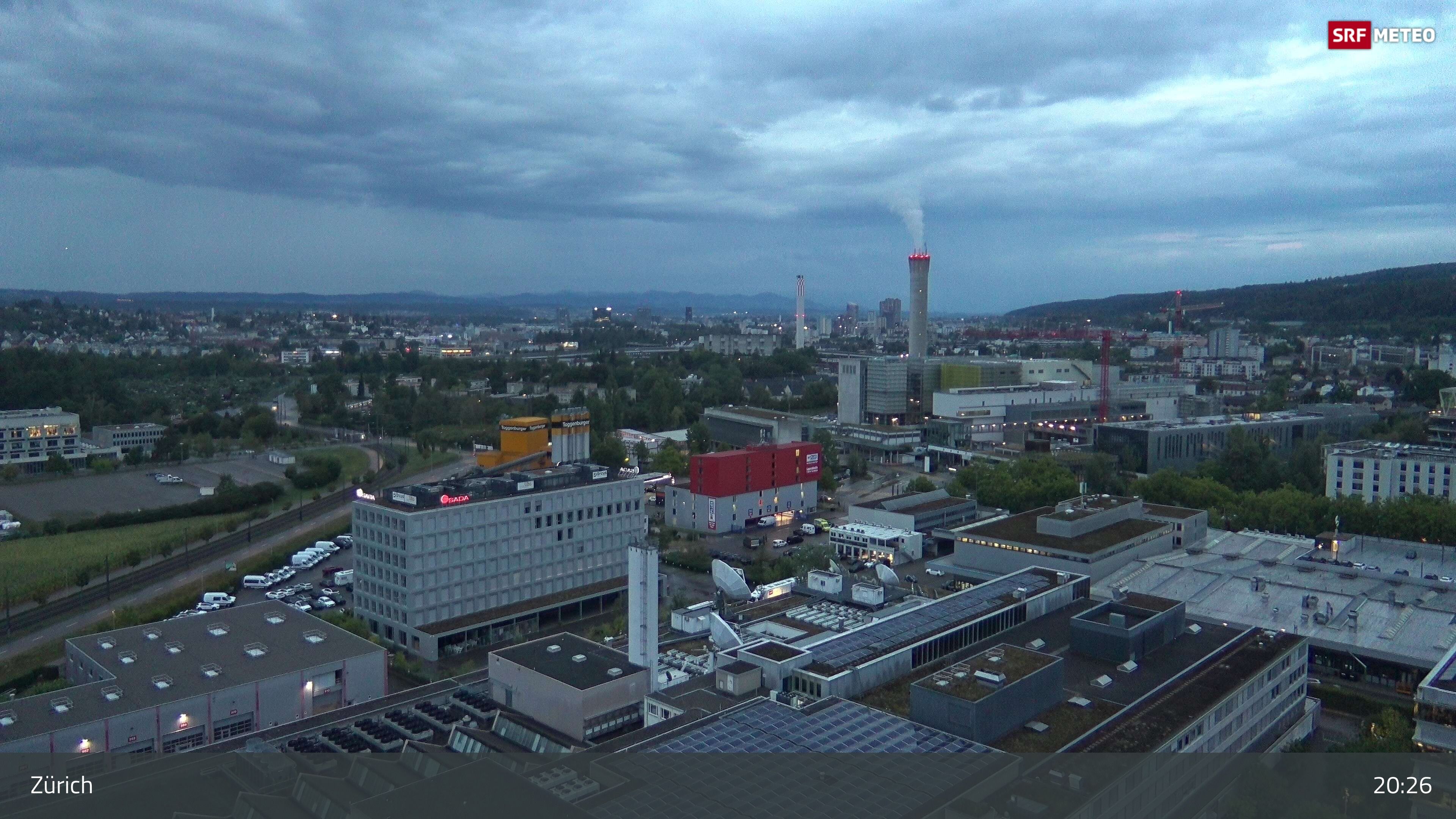 Zürich › Südosten: Schweizer Radio und Fernsehen (Studio Zürich Leutschenbach) - Sonderabfall-Sammelstelle Hagenholz