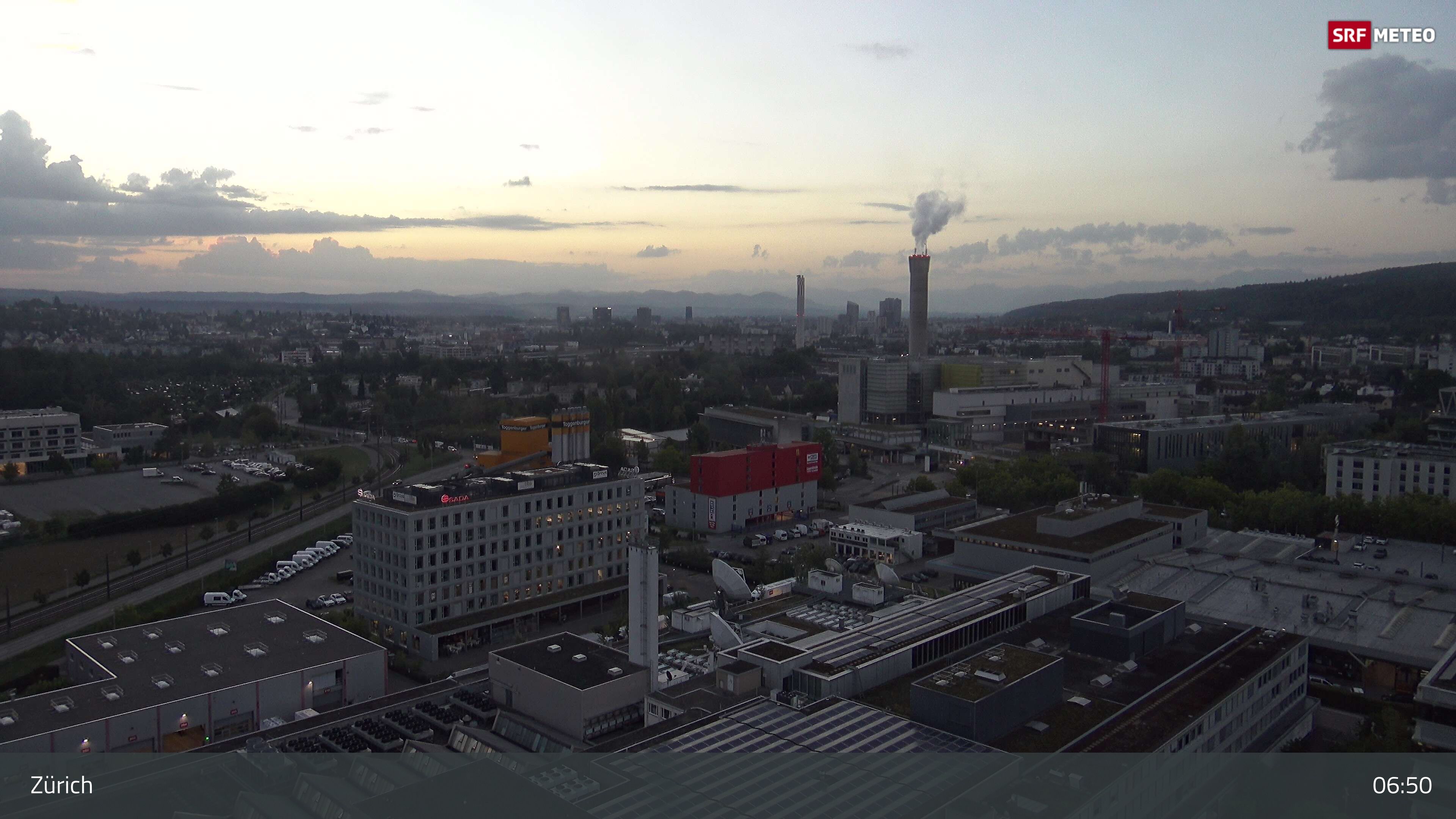 Zürich › Südosten: Schweizer Radio und Fernsehen (Studio Zürich Leutschenbach) - Sonderabfall-Sammelstelle Hagenholz