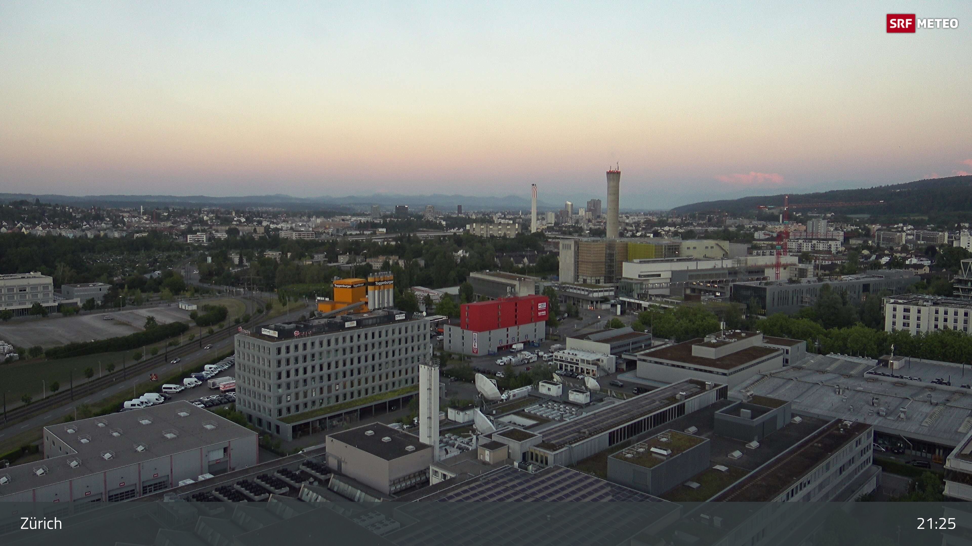 Zürich › Südosten: Schweizer Radio und Fernsehen (Studio Zürich Leutschenbach) - Sonderabfall-Sammelstelle Hagenholz