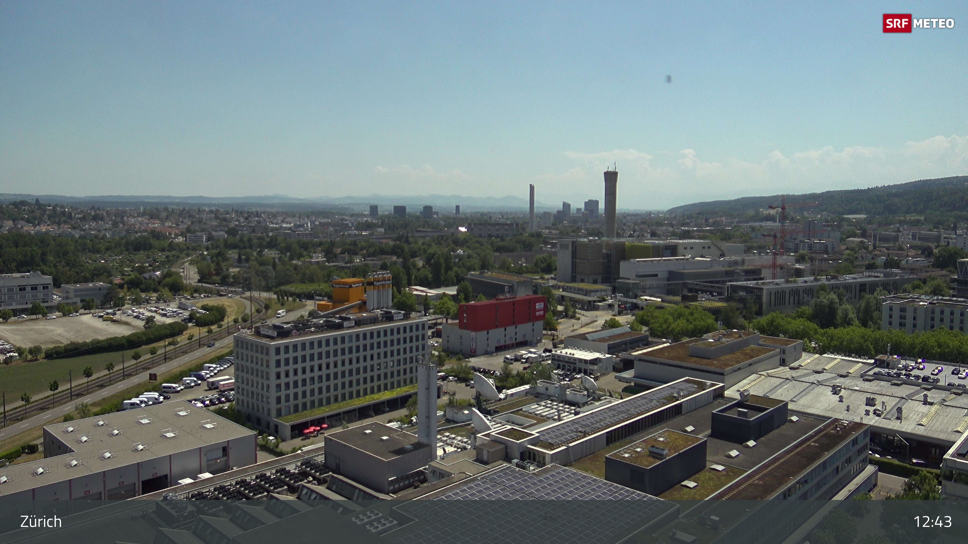 Zürich › Südosten: Schweizer Radio und Fernsehen (Studio Zürich Leutschenbach) - Sonderabfall-Sammelstelle Hagenholz