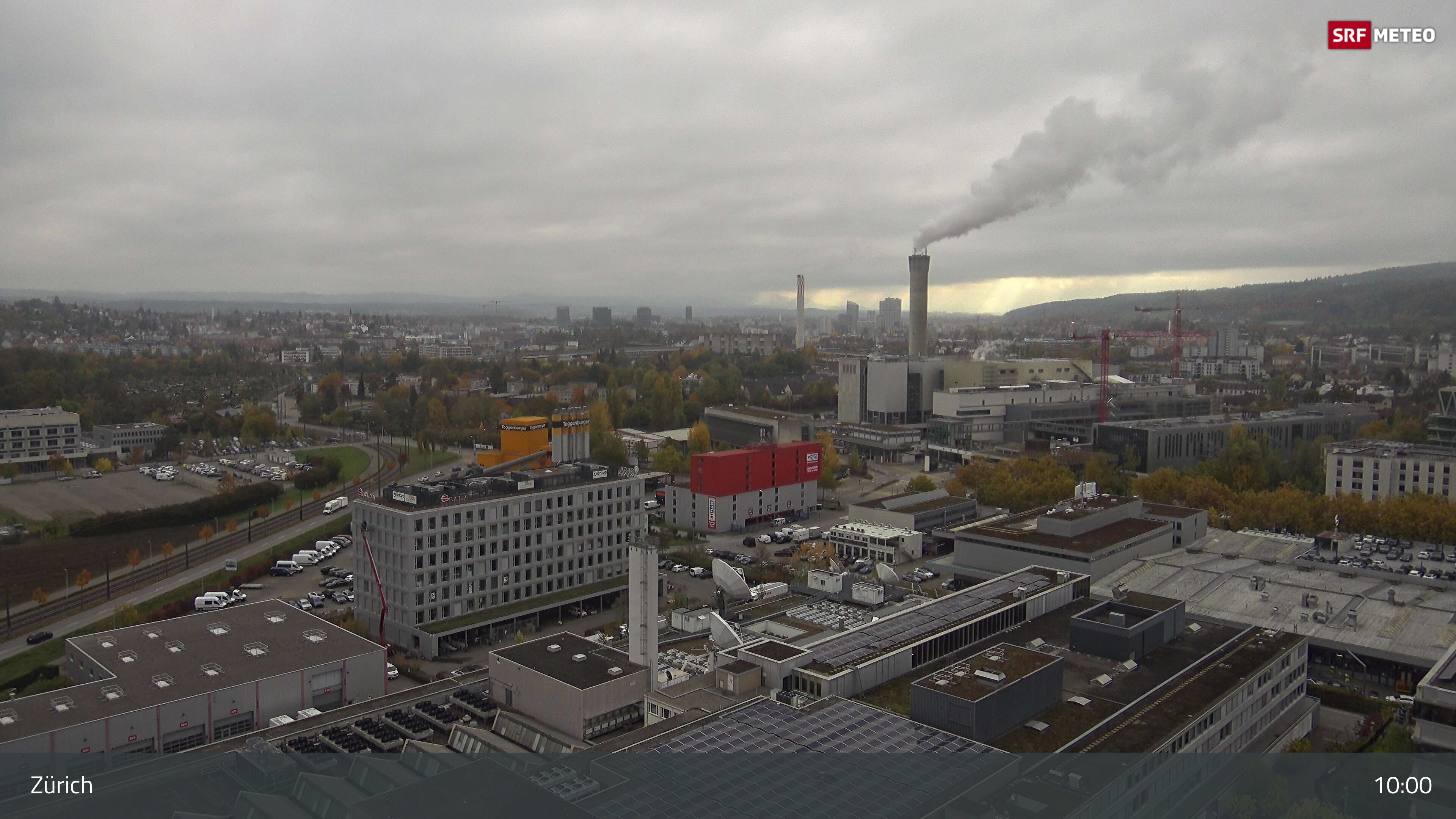 Zürich › Südosten: Schweizer Radio und Fernsehen (Studio Zürich Leutschenbach) - Sonderabfall-Sammelstelle Hagenholz