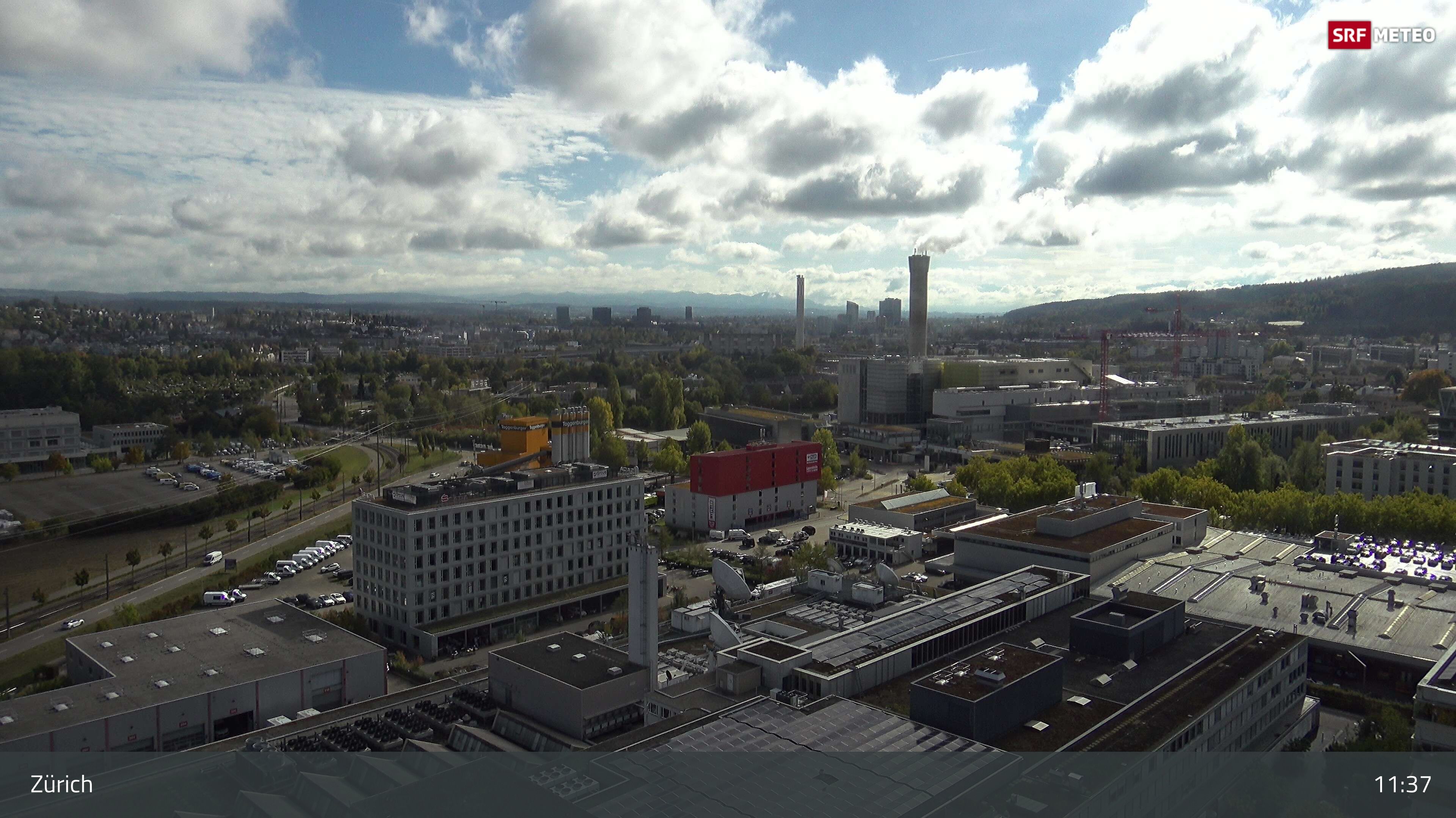 Zürich › Südosten: Schweizer Radio und Fernsehen (Studio Zürich Leutschenbach) - Sonderabfall-Sammelstelle Hagenholz