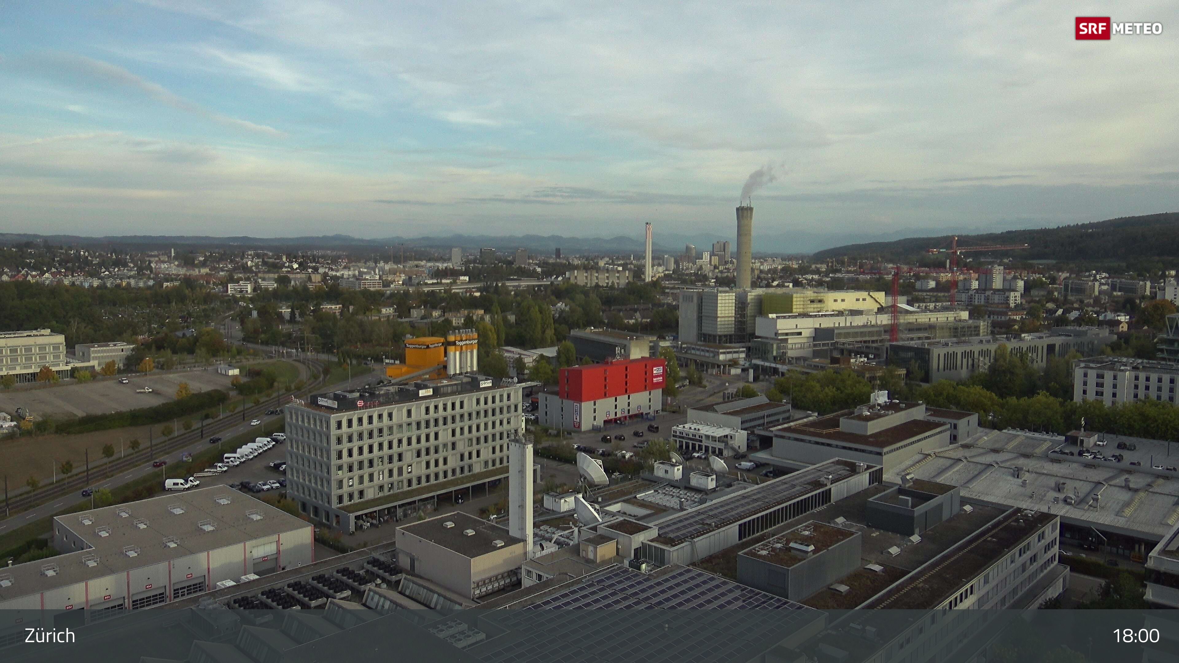 Zürich › Südosten: Schweizer Radio und Fernsehen (Studio Zürich Leutschenbach) - Sonderabfall-Sammelstelle Hagenholz