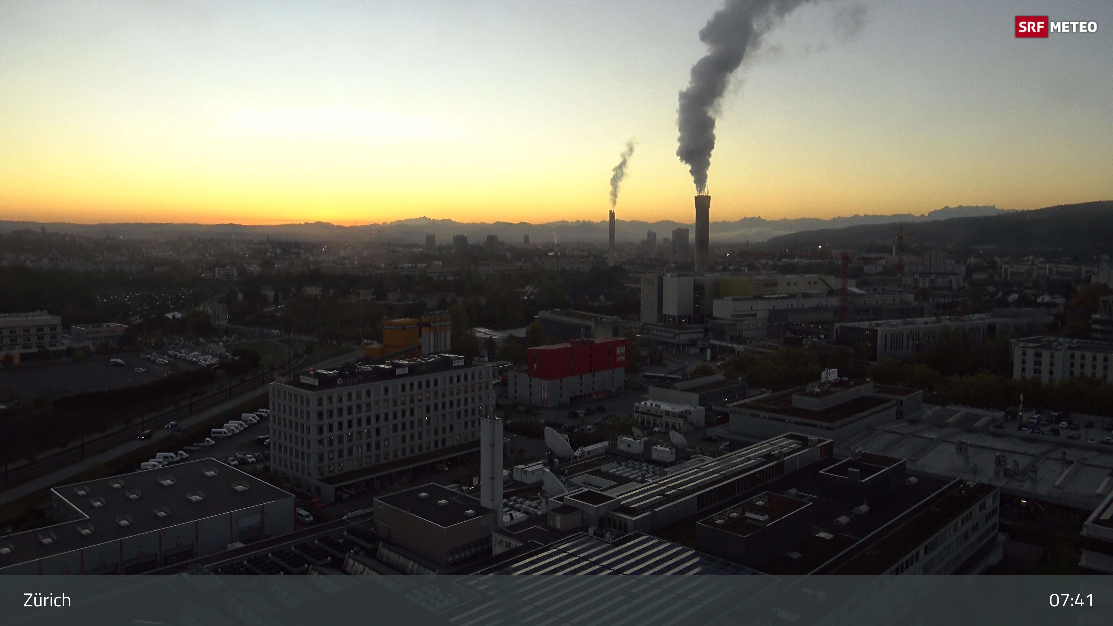 Zürich › Südosten: Schweizer Radio und Fernsehen (Studio Zürich Leutschenbach) - Sonderabfall-Sammelstelle Hagenholz