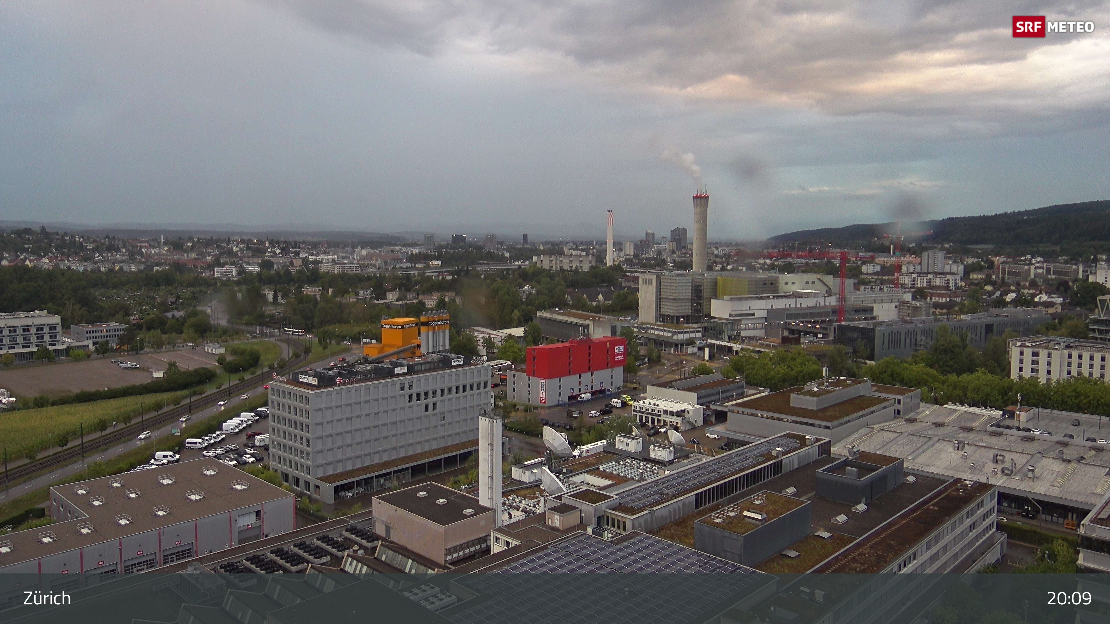 Zürich › Südosten: Schweizer Radio und Fernsehen (Studio Zürich Leutschenbach) - Sonderabfall-Sammelstelle Hagenholz