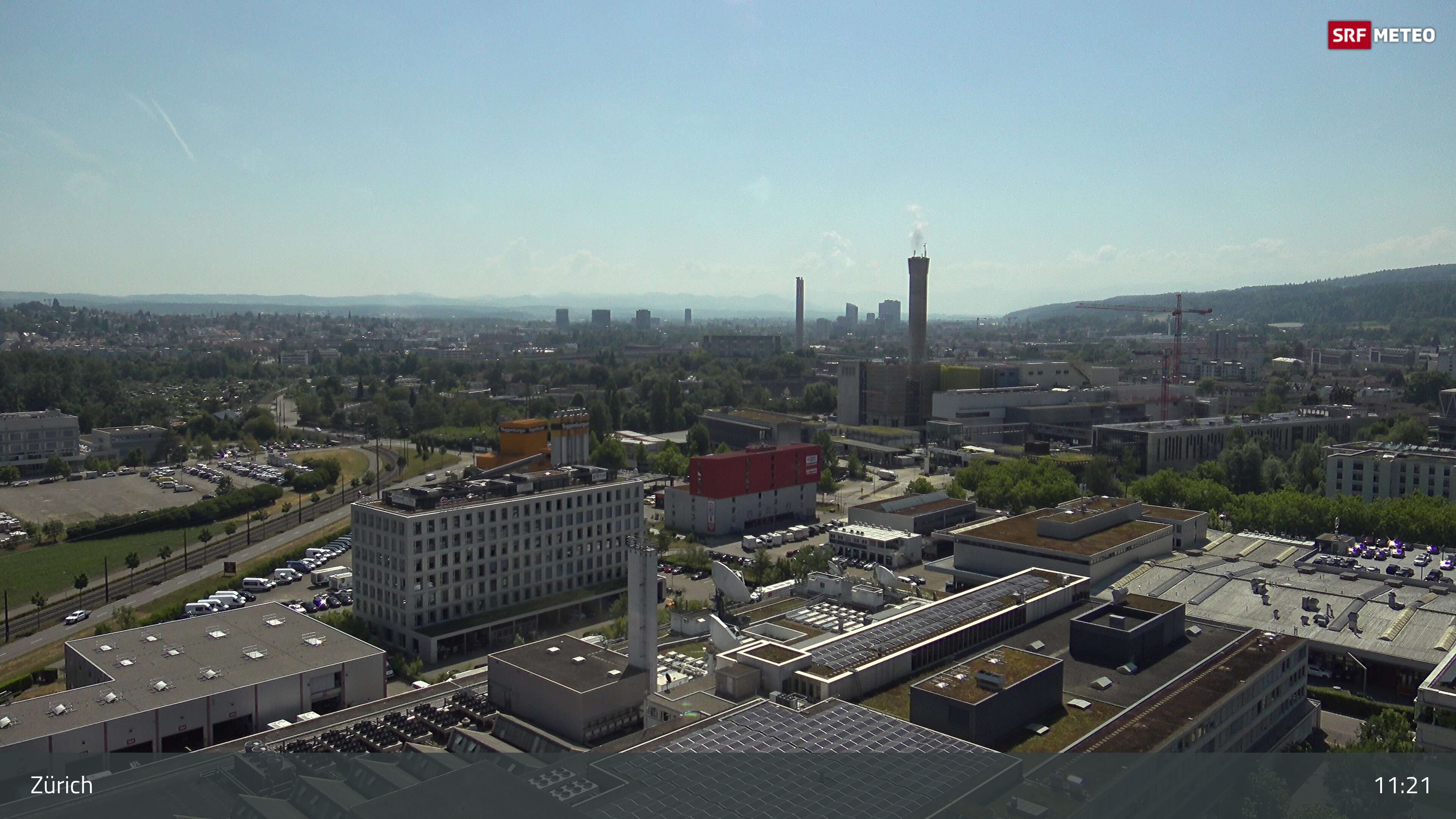 Zürich › Südosten: Schweizer Radio und Fernsehen (Studio Zürich Leutschenbach) - Sonderabfall-Sammelstelle Hagenholz