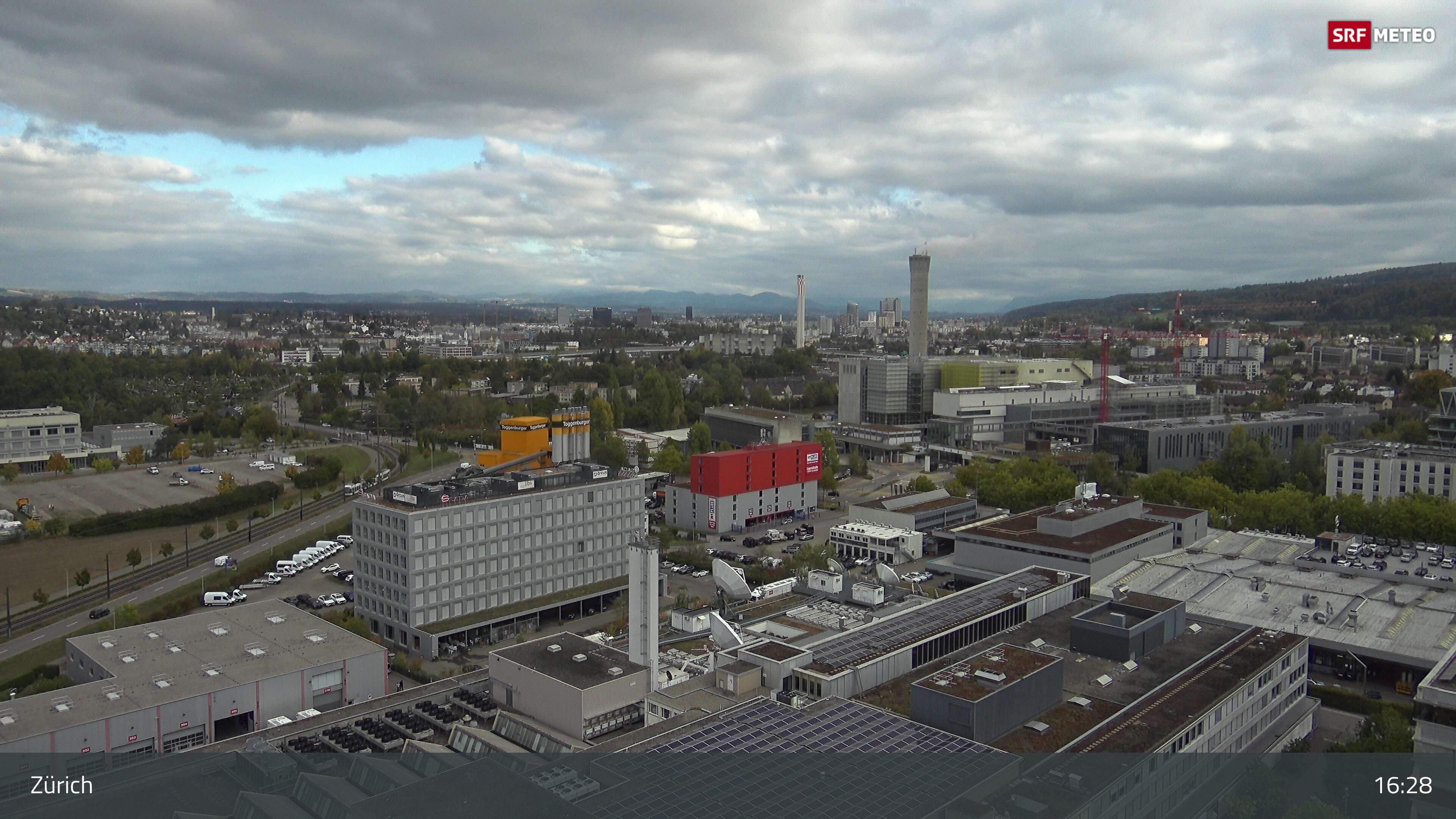 Zürich › Südosten: Schweizer Radio und Fernsehen (Studio Zürich Leutschenbach) - Sonderabfall-Sammelstelle Hagenholz