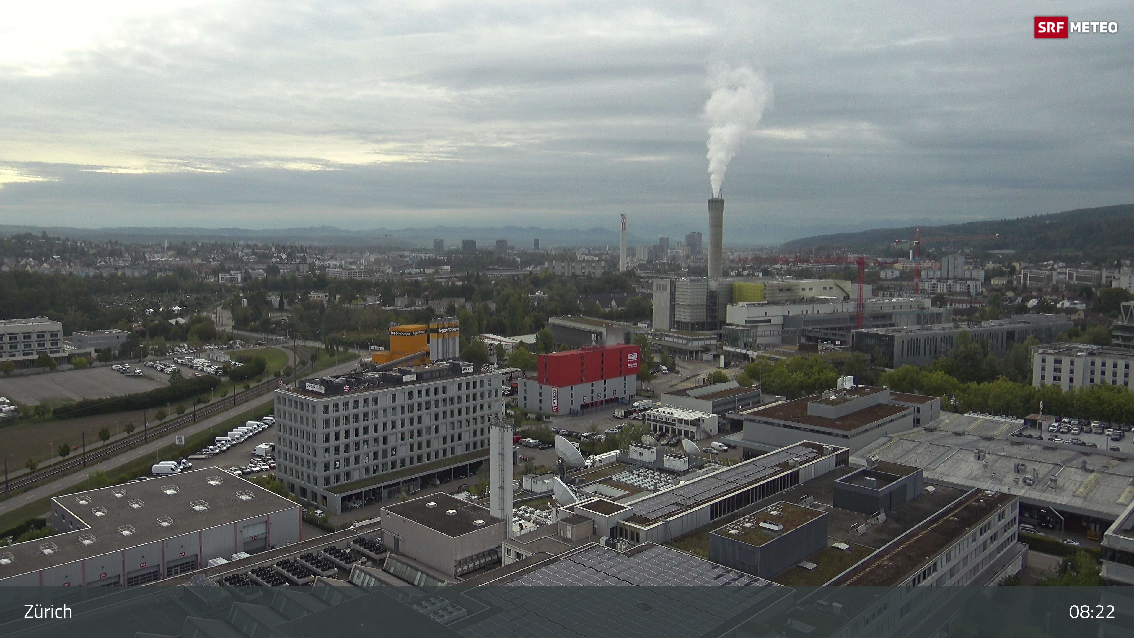 Zürich › Südosten: Schweizer Radio und Fernsehen (Studio Zürich Leutschenbach) - Sonderabfall-Sammelstelle Hagenholz