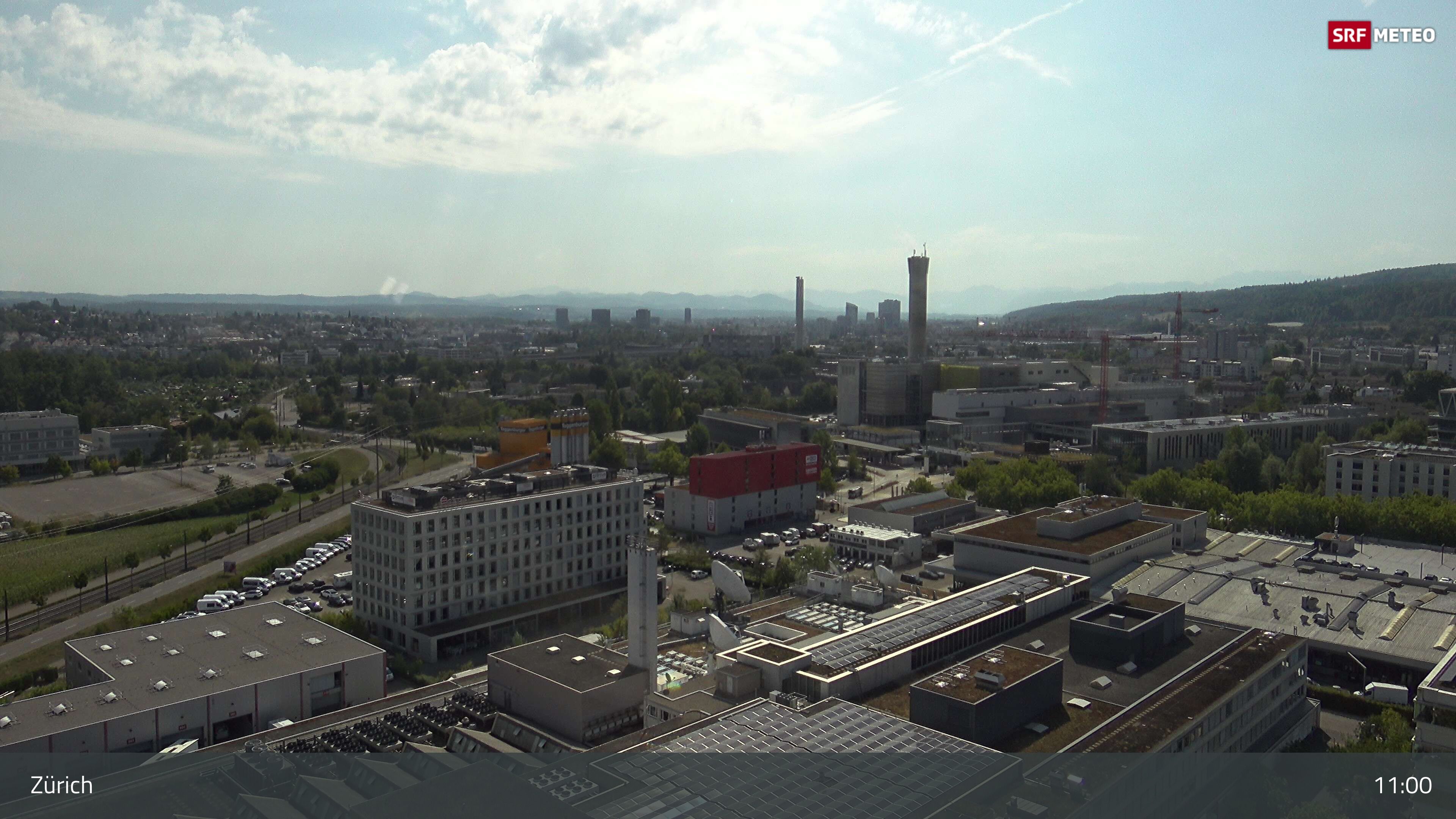 Zürich › Südosten: Schweizer Radio und Fernsehen (Studio Zürich Leutschenbach) - Sonderabfall-Sammelstelle Hagenholz