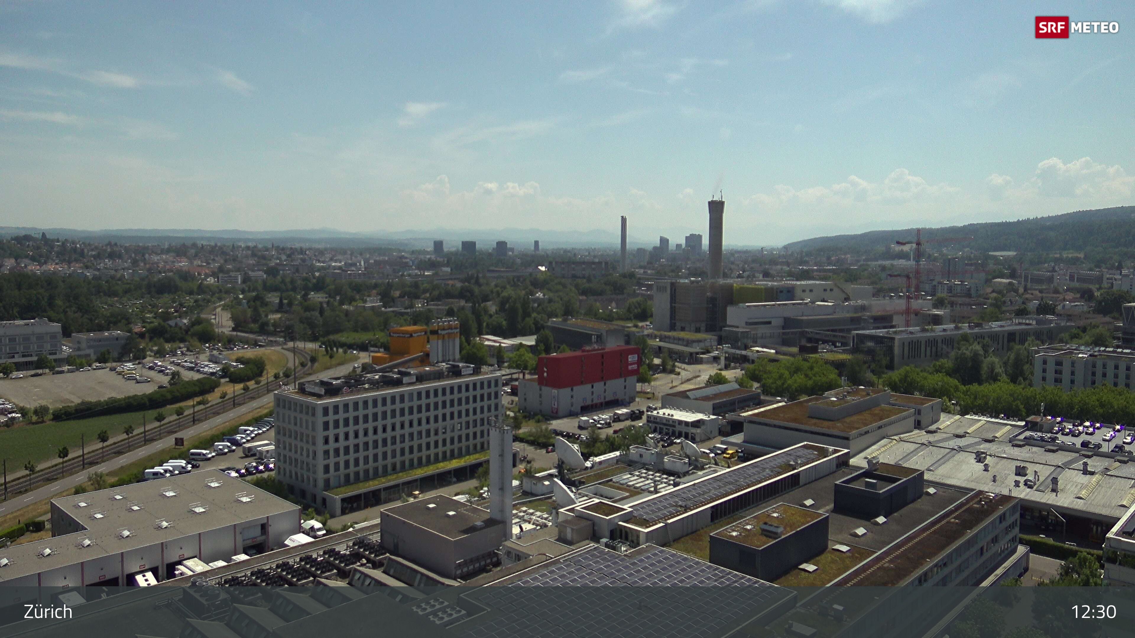 Zürich › Südosten: Schweizer Radio und Fernsehen (Studio Zürich Leutschenbach) - Sonderabfall-Sammelstelle Hagenholz