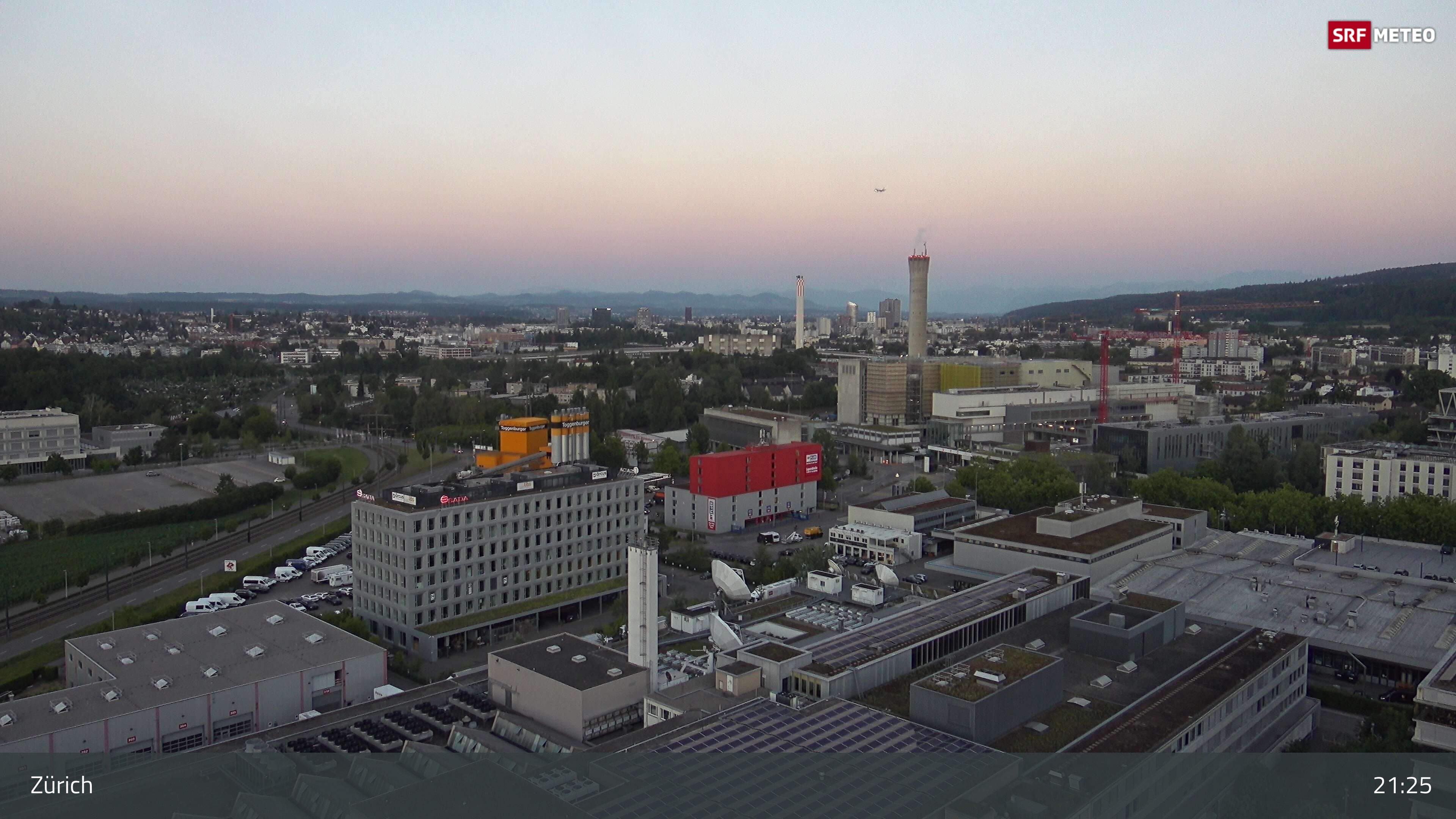 Zürich › Südosten: Schweizer Radio und Fernsehen (Studio Zürich Leutschenbach) - Sonderabfall-Sammelstelle Hagenholz