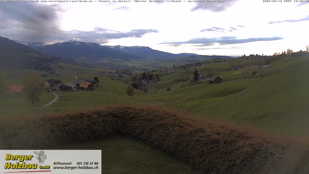 Guggisberg: Bern, Schweiz: Guggisbergerland Richtung Plaffeien - Freiburg - Jura