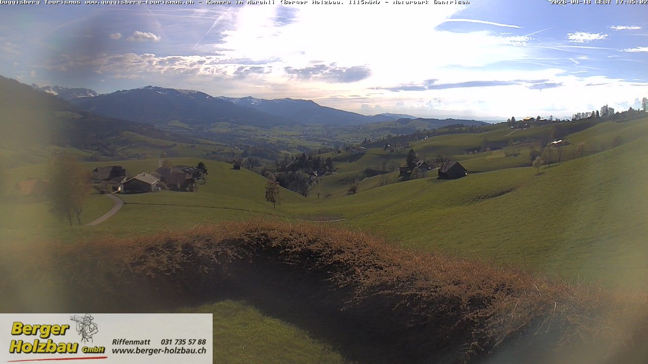 Guggisberg: Bern, Schweiz: Guggisbergerland Richtung Plaffeien - Freiburg - Jura