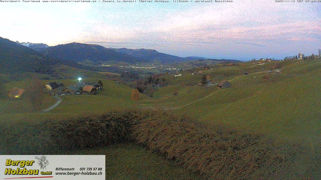 Guggisberg: Guggisbergerland Richtung Plaffeien - Freiburg - Jura