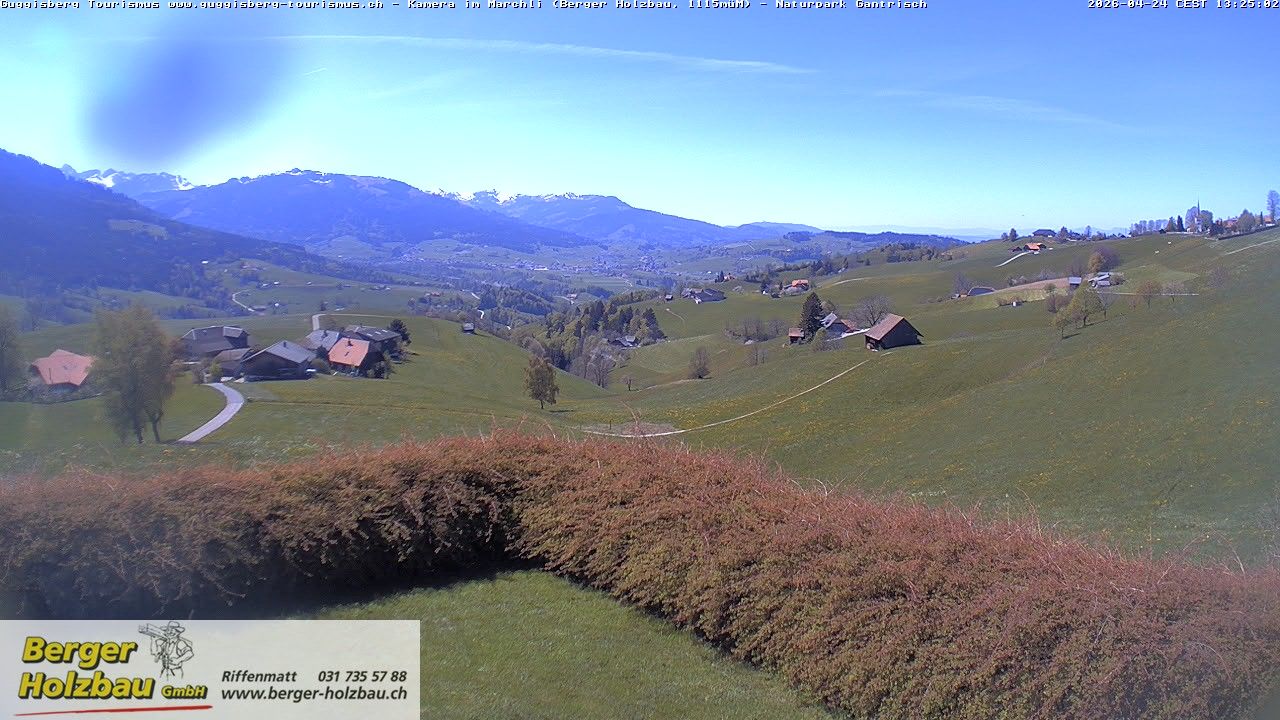 Guggisberg: Bern, Schweiz: Guggisbergerland Richtung Plaffeien - Freiburg - Jura